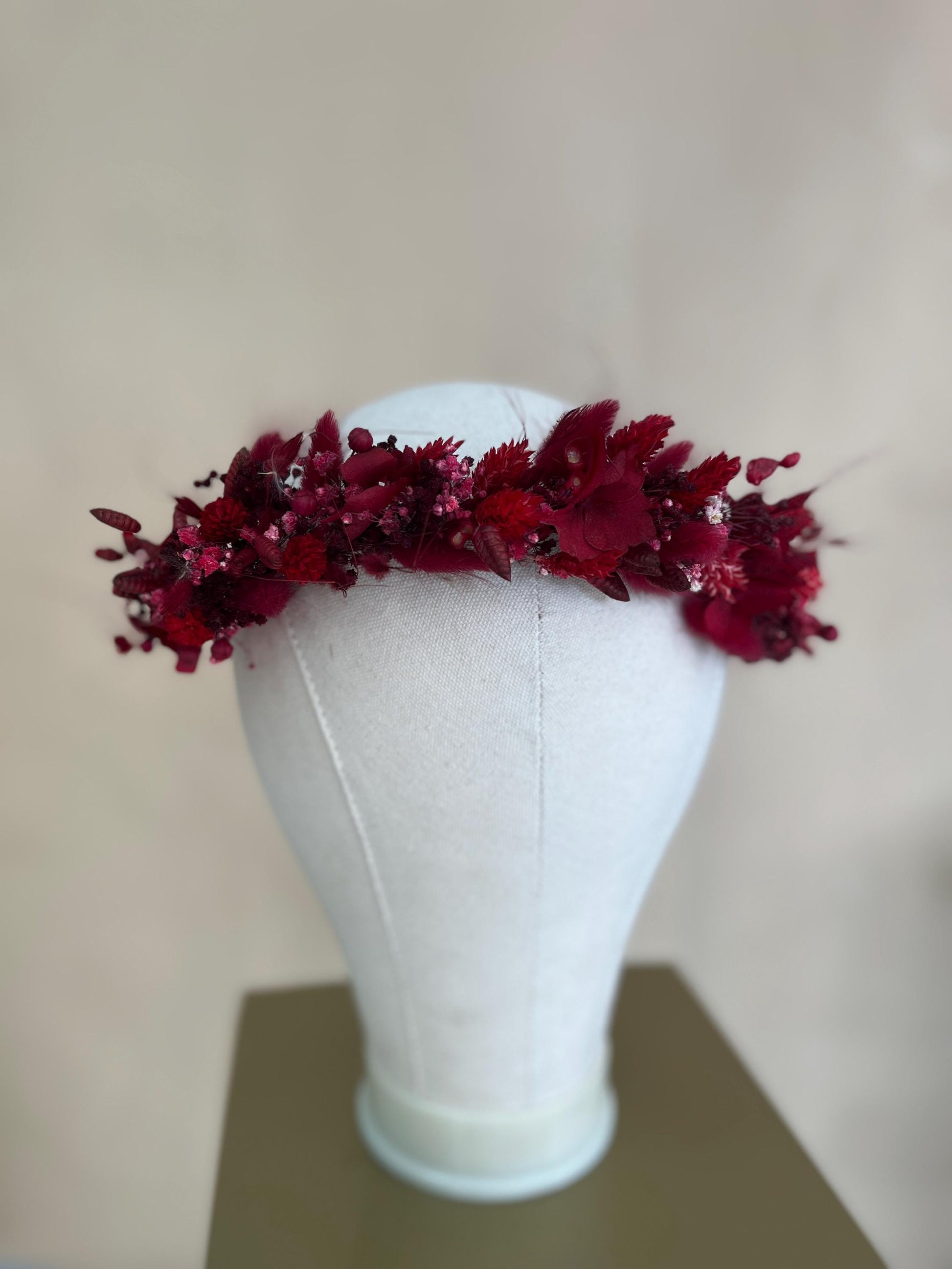 Deep Red Wedding Flowers