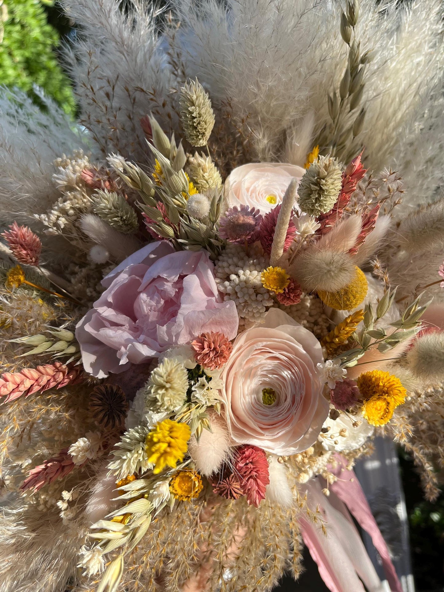 Summer wedding bouquet, Field wedding bouquet, Rustic Bridal, Bridal Bouquet, Wedding Bouquet, Dried flowers Bouquet, Wedding Flowers