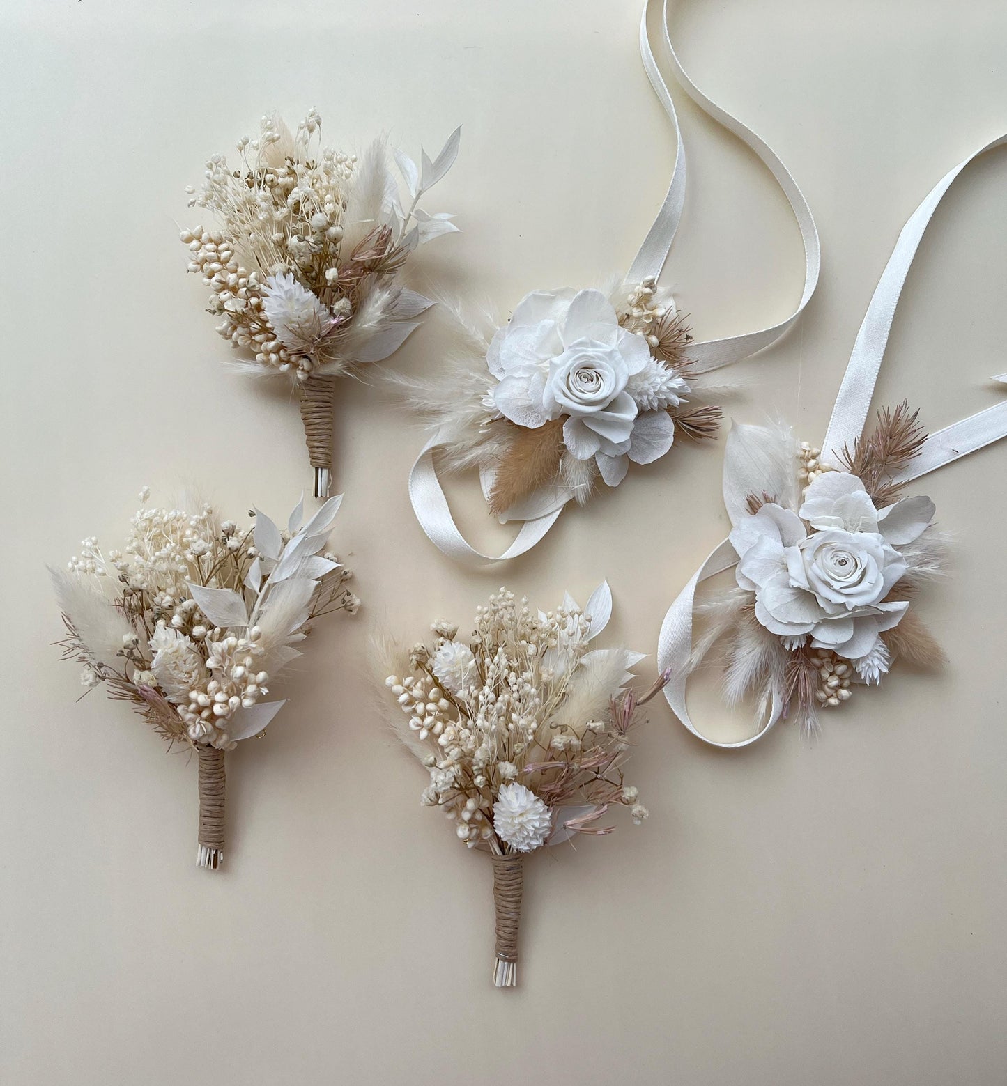 Neutral White Wedding Bouquet