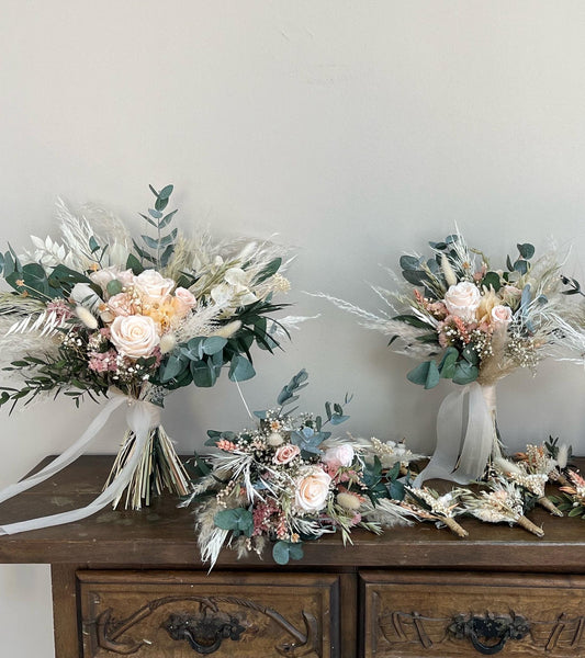 Blush & Dusty Pink Bouquet
