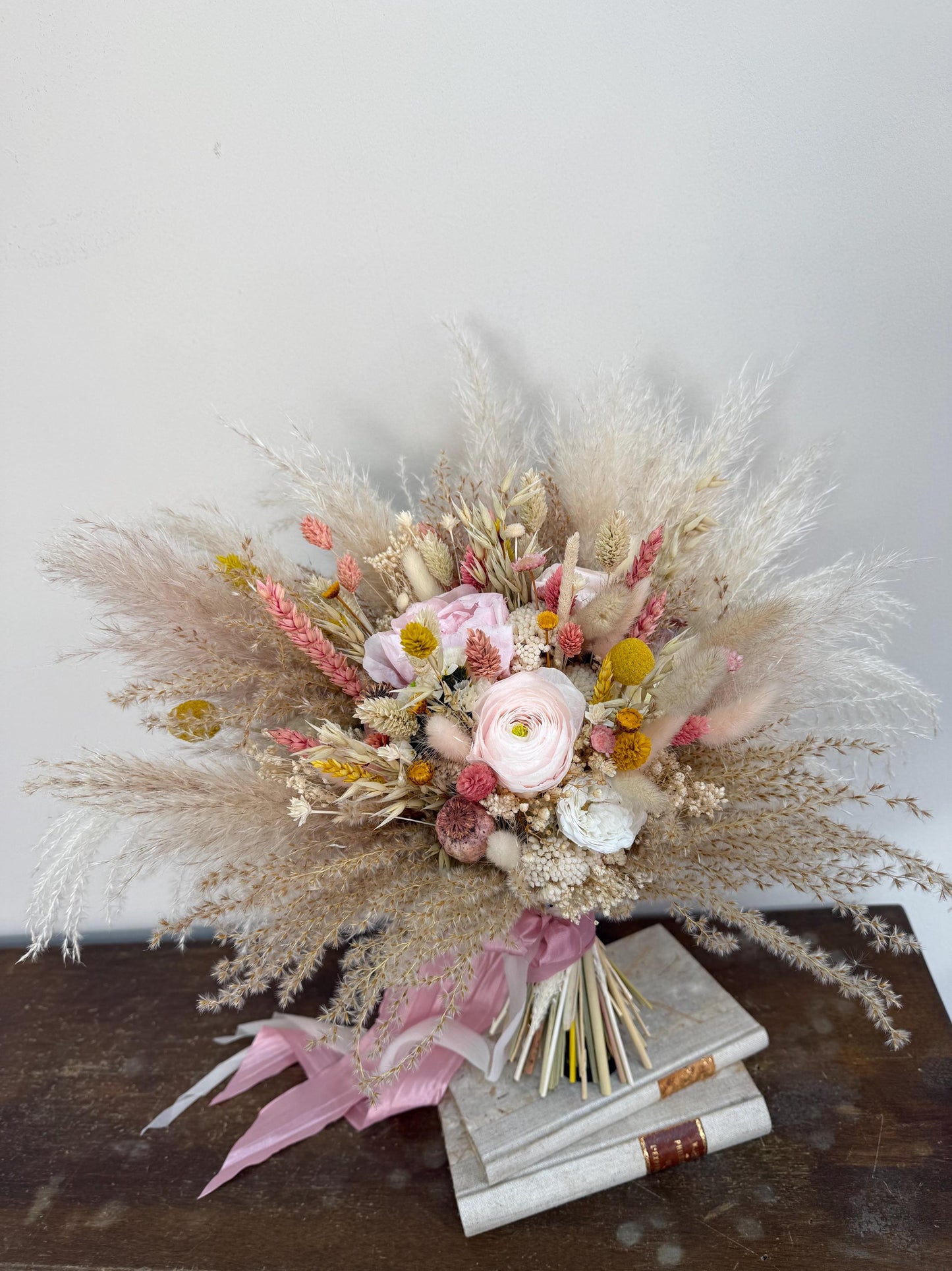 Summer wedding bouquet, Field wedding bouquet, Rustic Bridal, Bridal Bouquet, Wedding Bouquet, Dried flowers Bouquet, Wedding Flowers