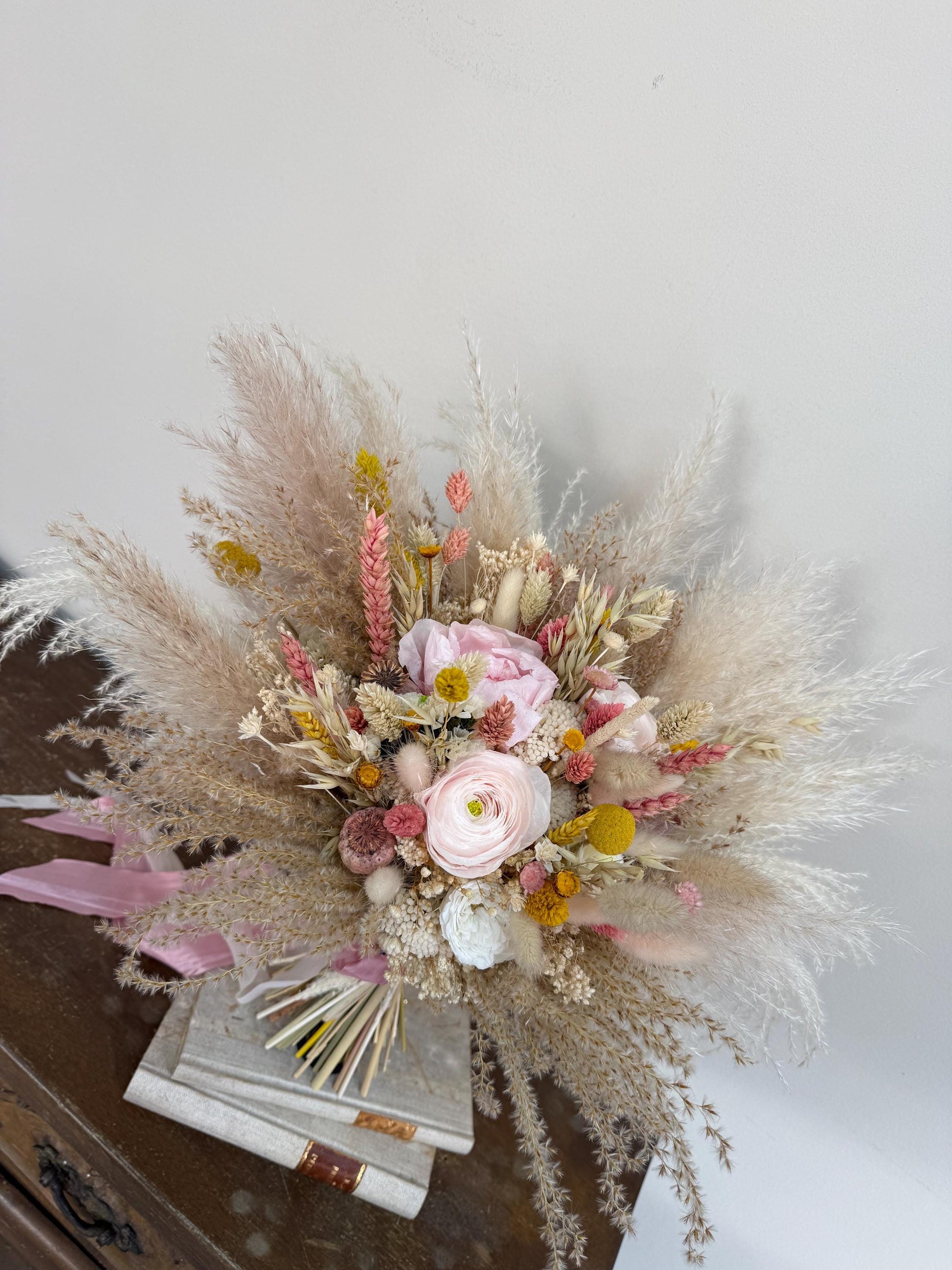 Blush Peonies Wedding Bouquet