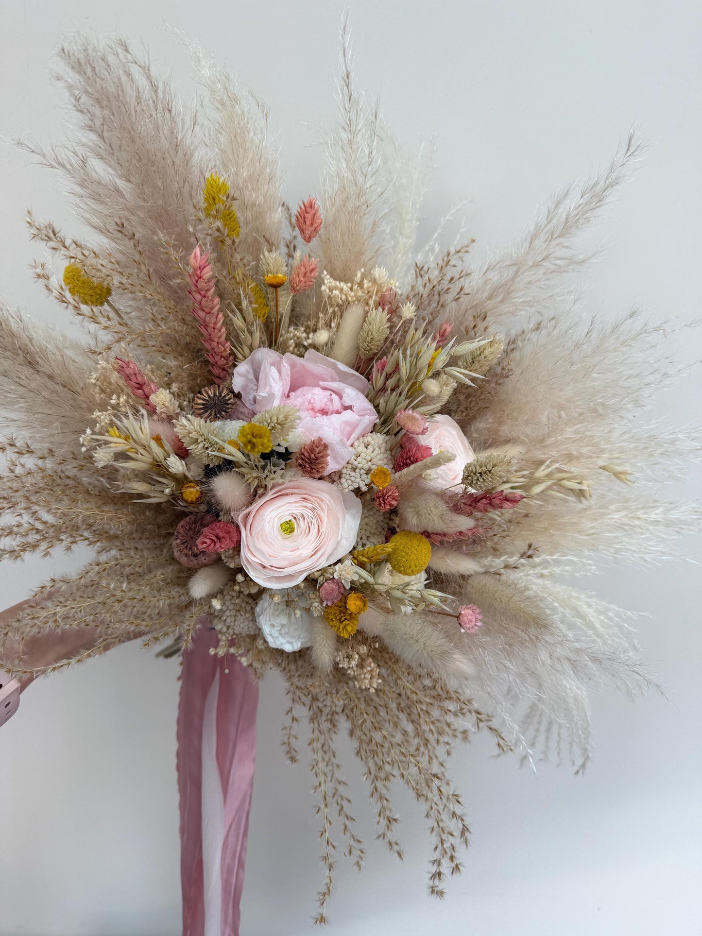 Blush Peonies Wedding Bouquet