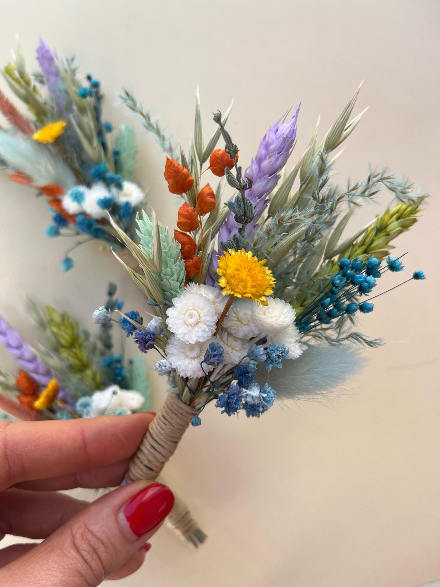 DIY Wedding Boutonnière Kit – Dried Flowers, Floral Supplies & Tutorial Boutonniere for Groom or Groomsmen, Make Your Own Dried Buttonhole