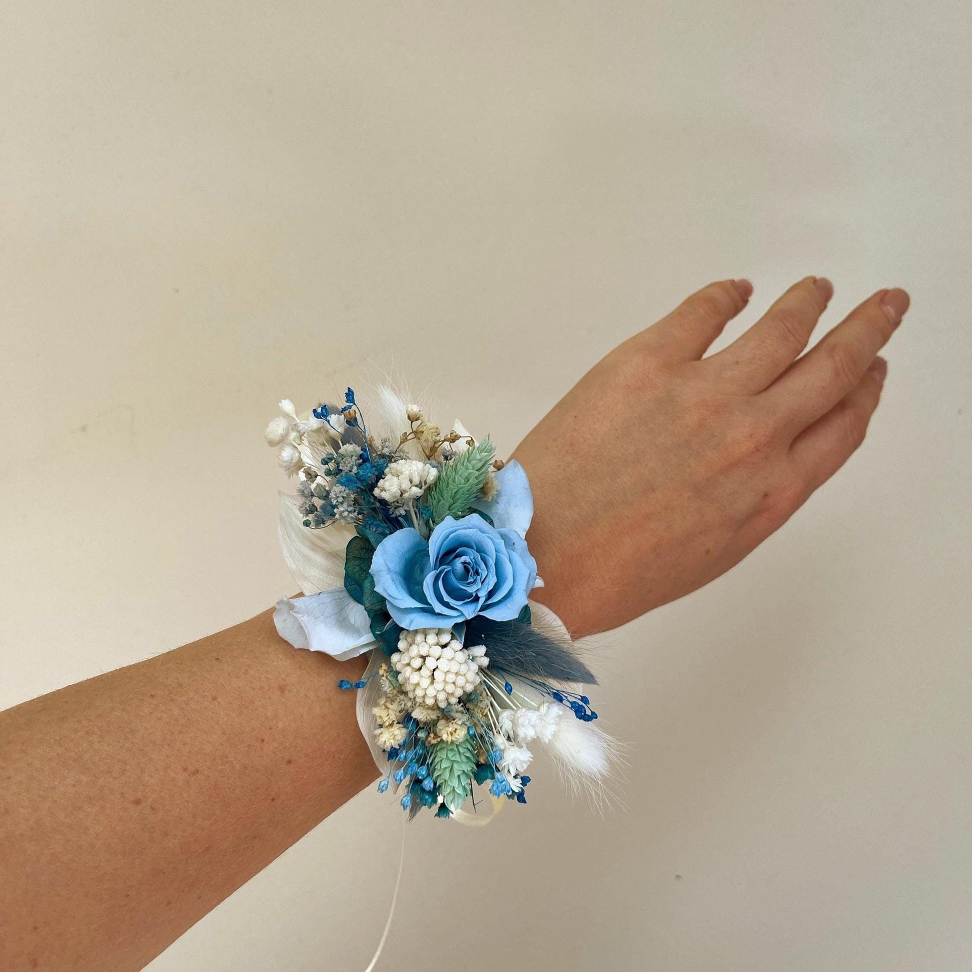 Ice Blue Bridal Bouquet