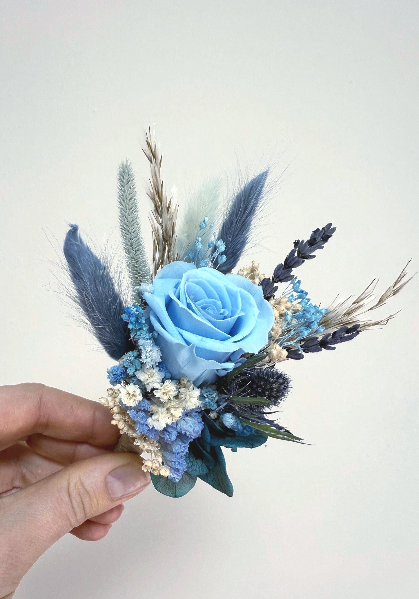 Ice Blue Bridal Bouquet