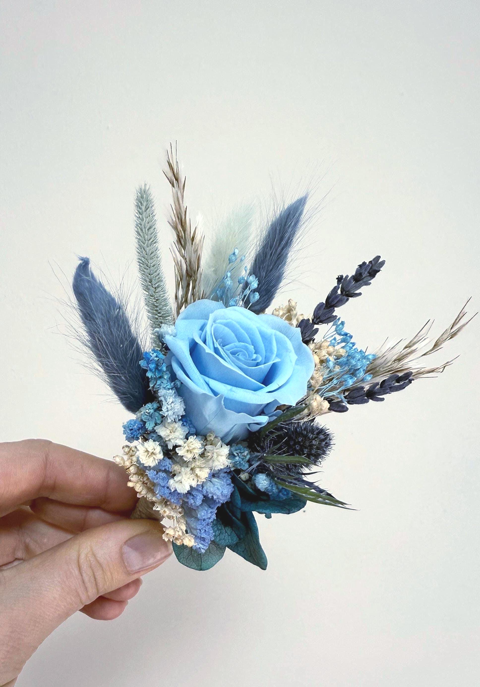 Ice Blue Bridal Bouquet