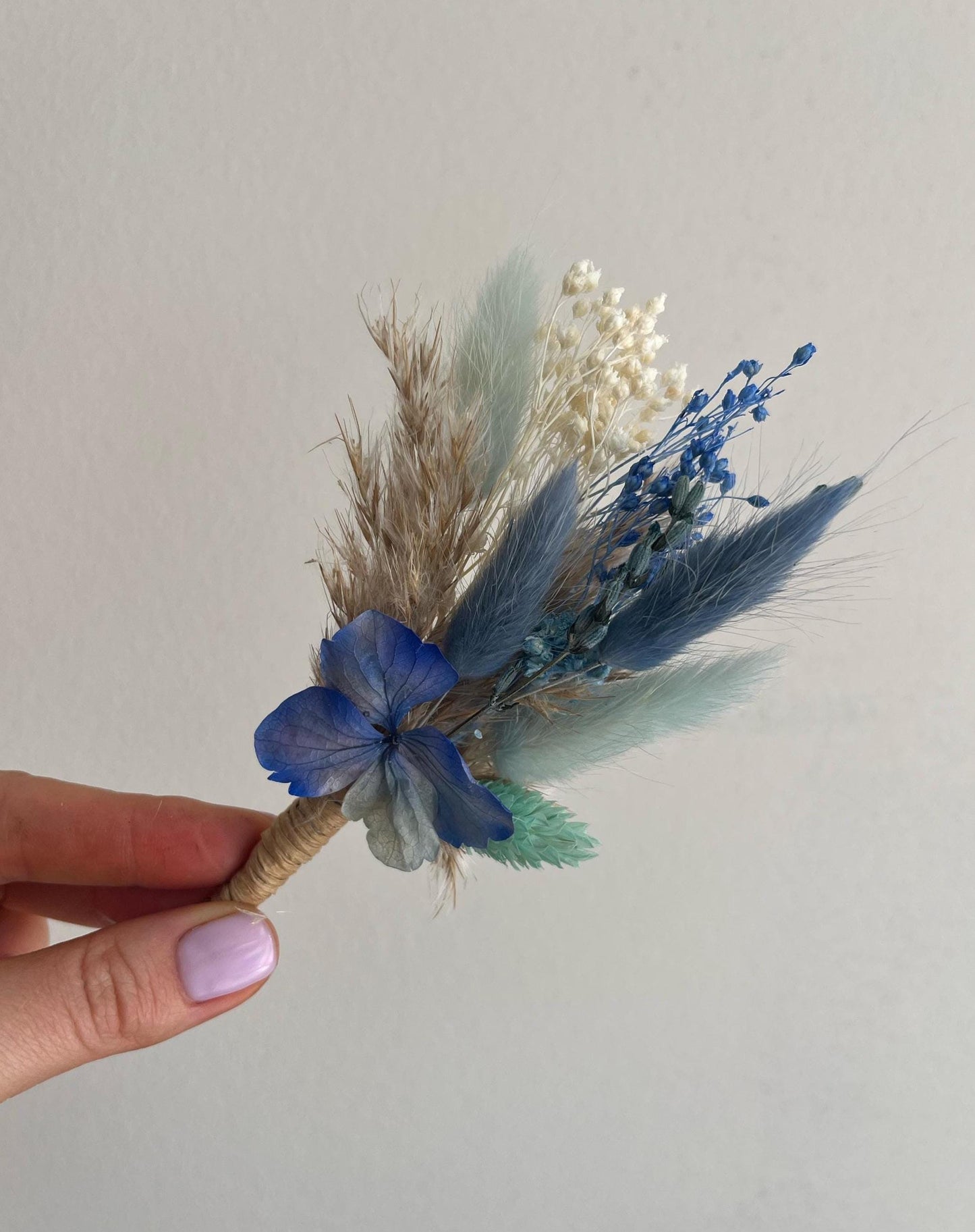 DIY Wedding Boutonnière Kit – Dried Flowers, Floral Supplies & Tutorial Boutonniere for Groom or Groomsmen, Make Your Own Dried Buttonhole