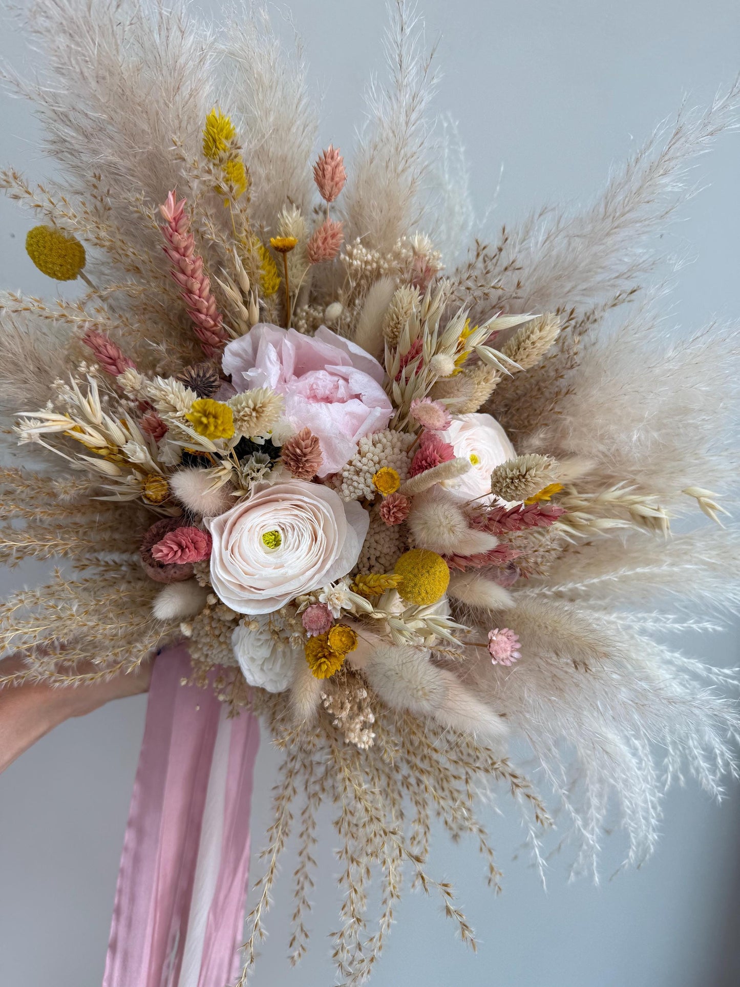 Summer wedding bouquet, Field wedding bouquet, Rustic Bridal, Bridal Bouquet, Wedding Bouquet, Dried flowers Bouquet, Wedding Flowers