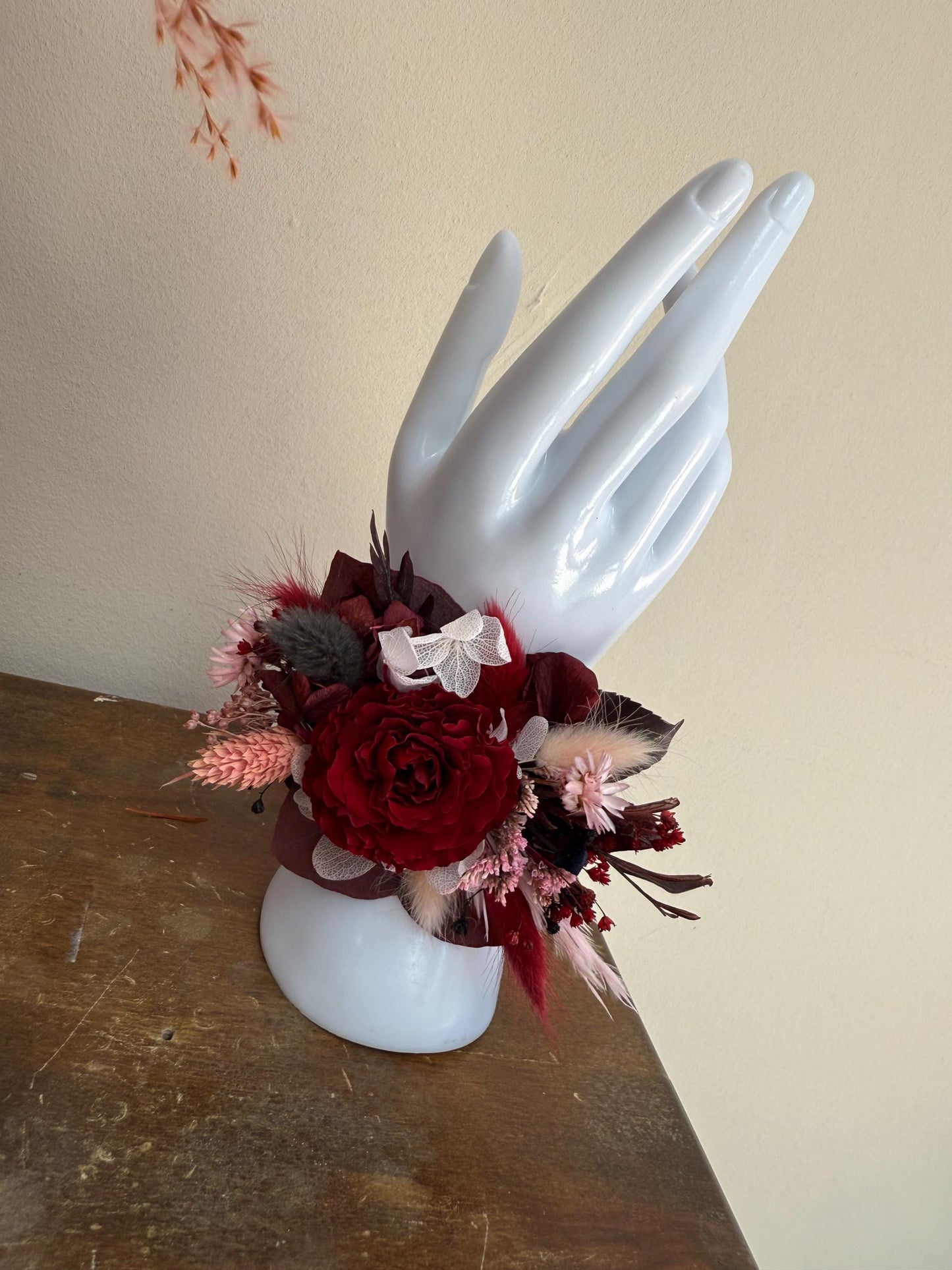 Burgundy & Mauve Wedding Flowers