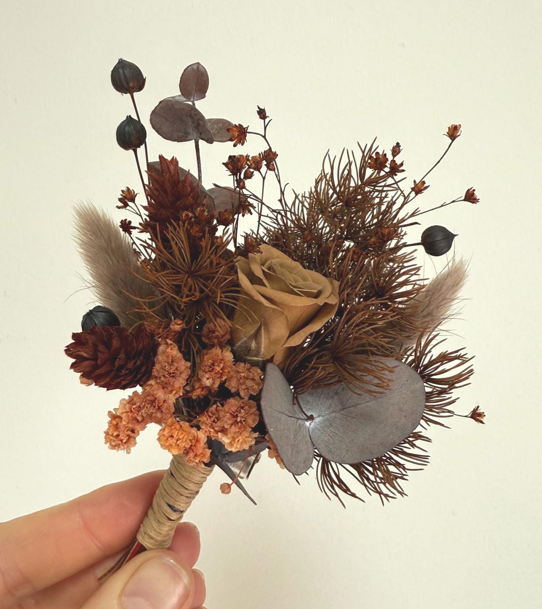 Maroon & Mocha Wedding Flowers