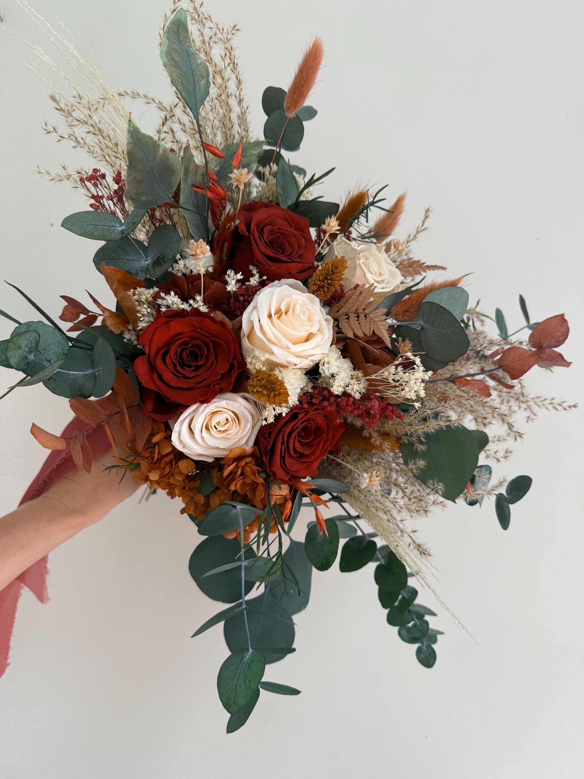 Terracotta & Ivory Wedding Flowers