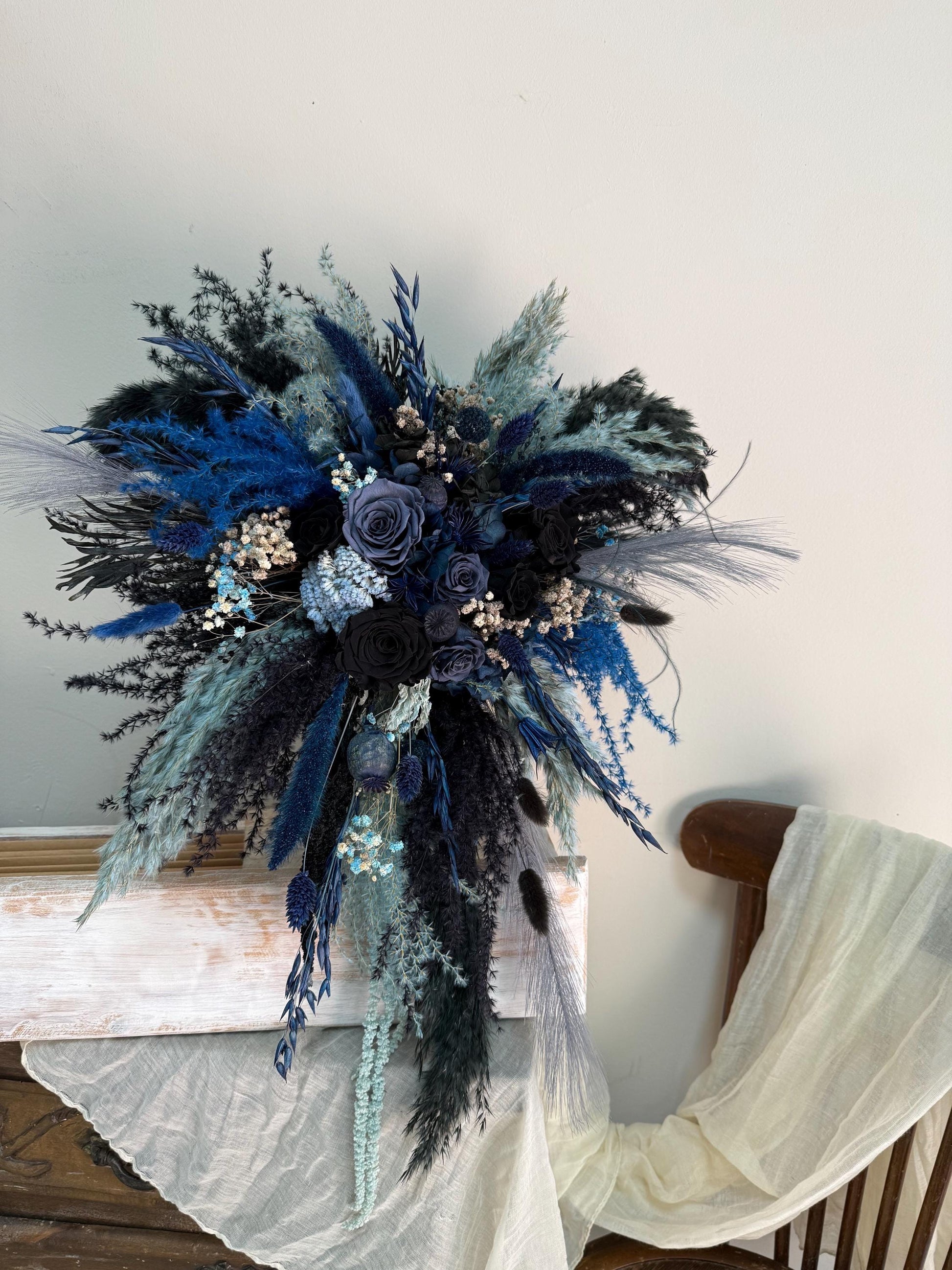 Dusty Blue Wedding Flowers