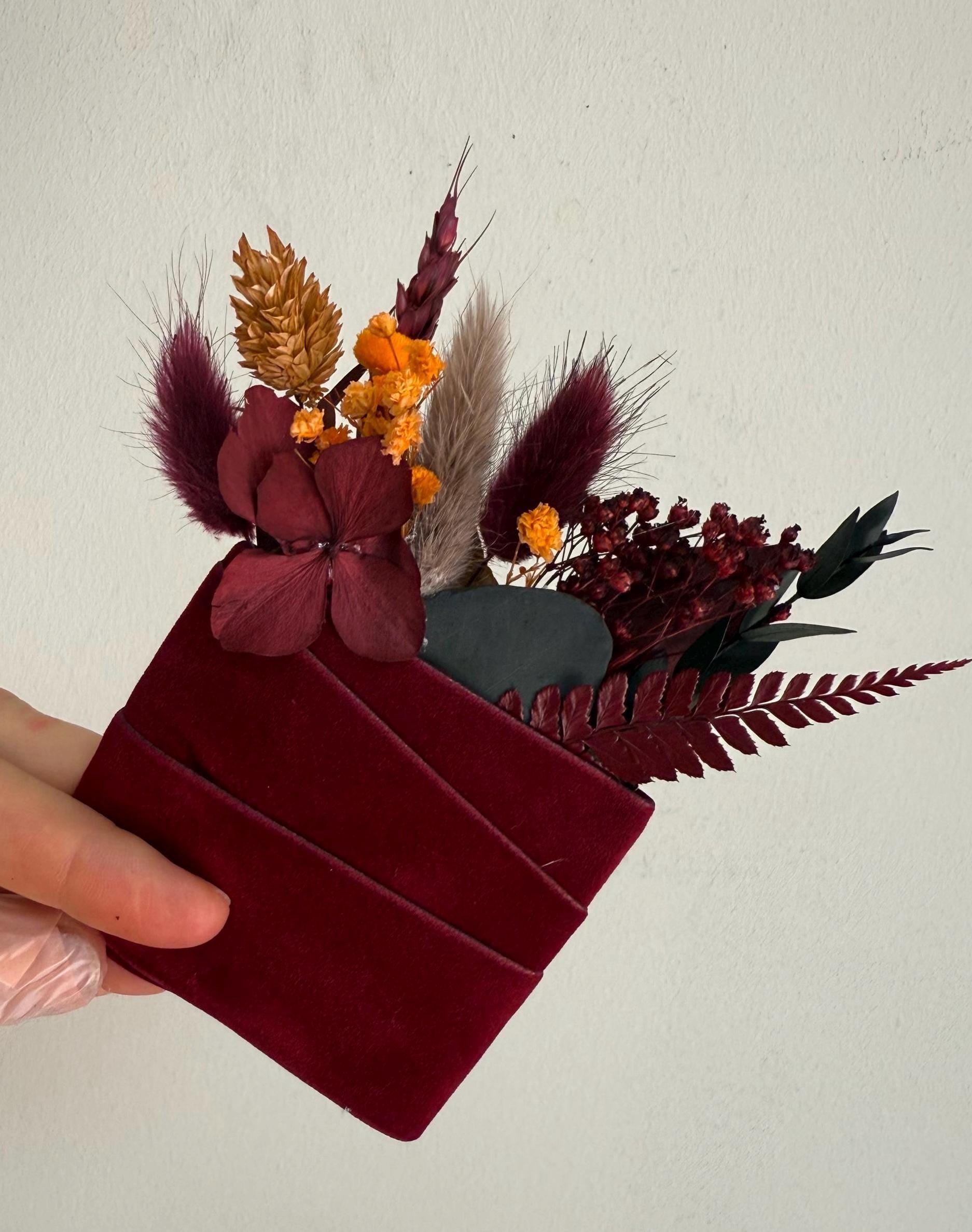 Burgundy Rust Bridal Bouquet