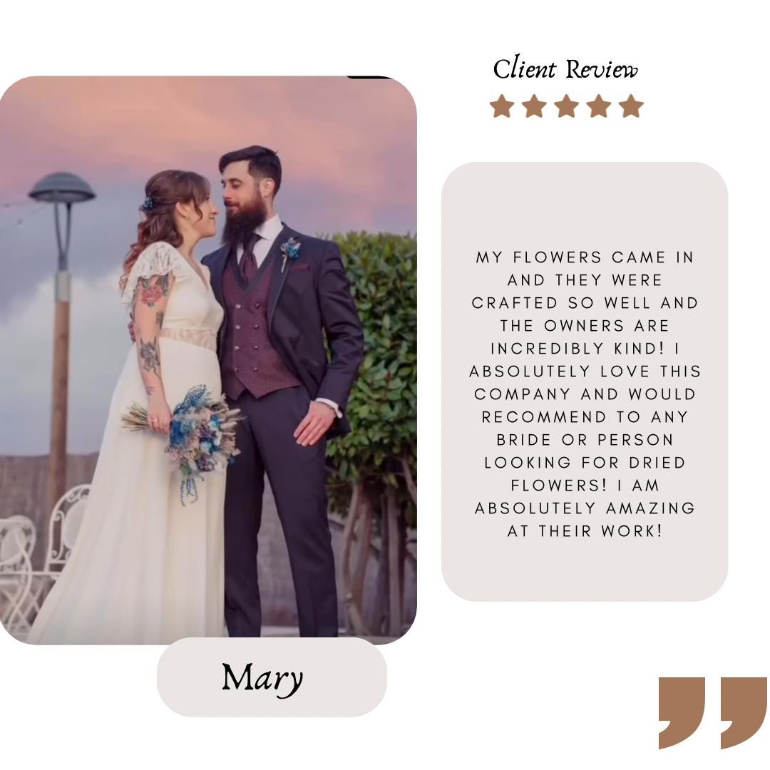 Blue & Lavender Wedding Flowers