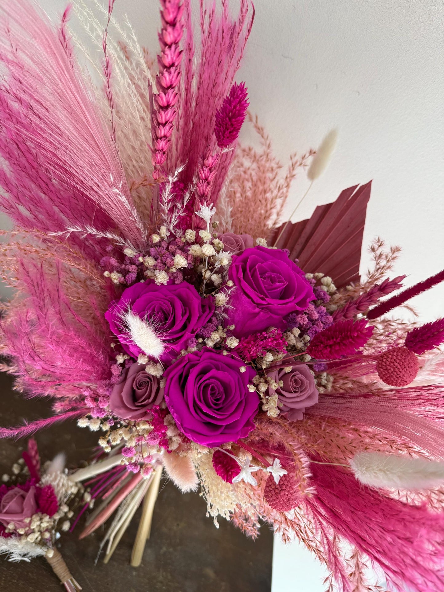 Hot Pink Wedding Flowers