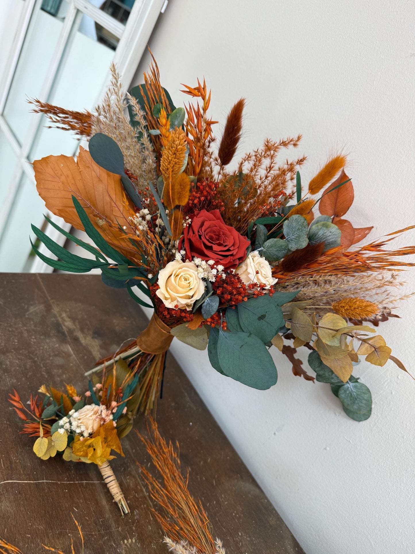 Earthy Tones Wedding Flowers