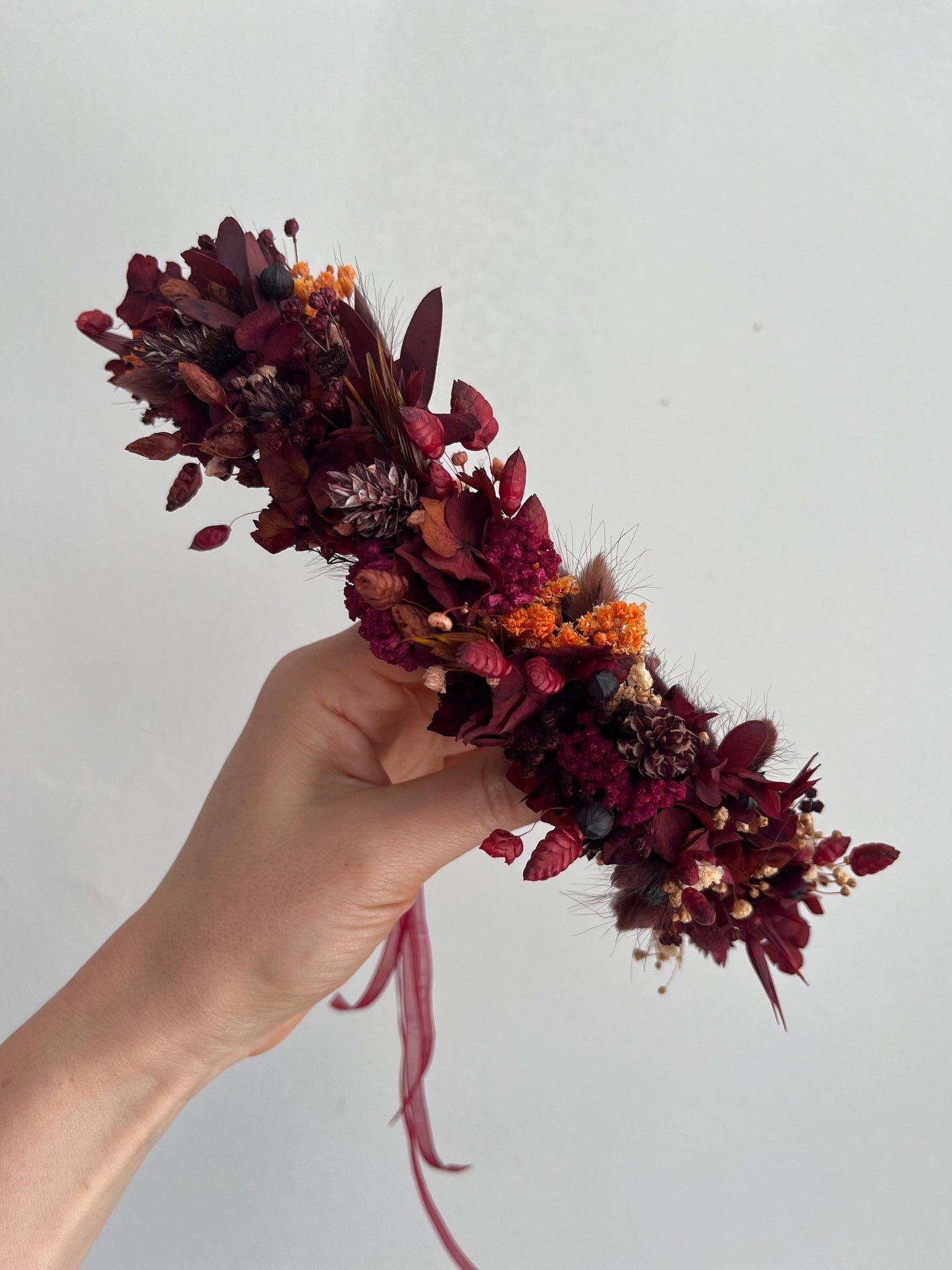 Deep Red Wedding Flowers