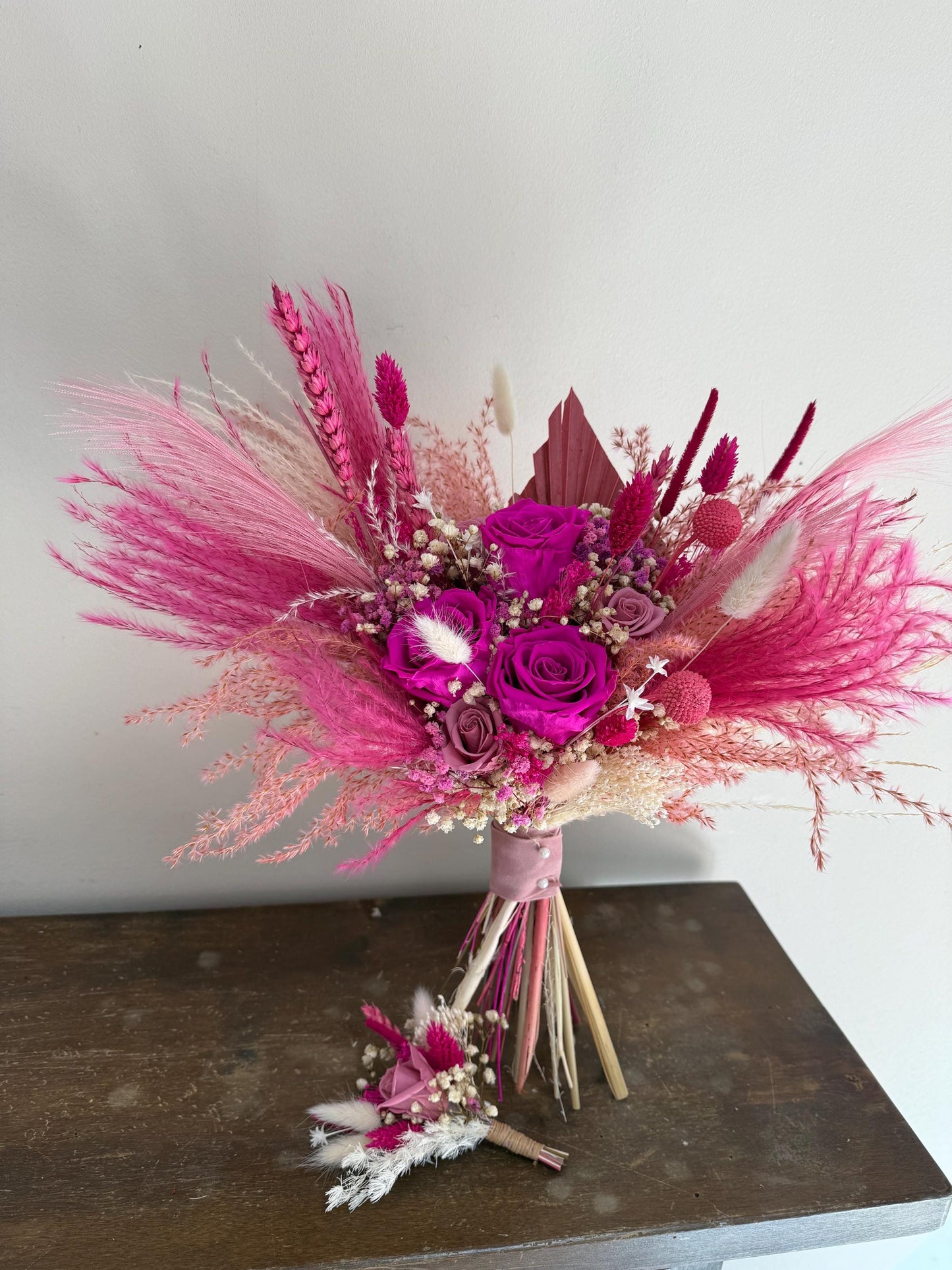 Hot Pink Wedding Flowers