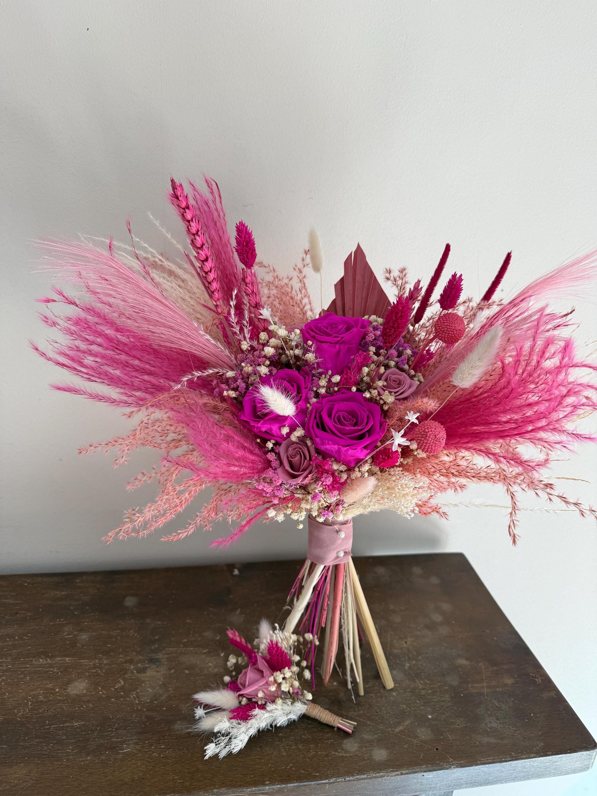 Hot Pink Wedding Flowers