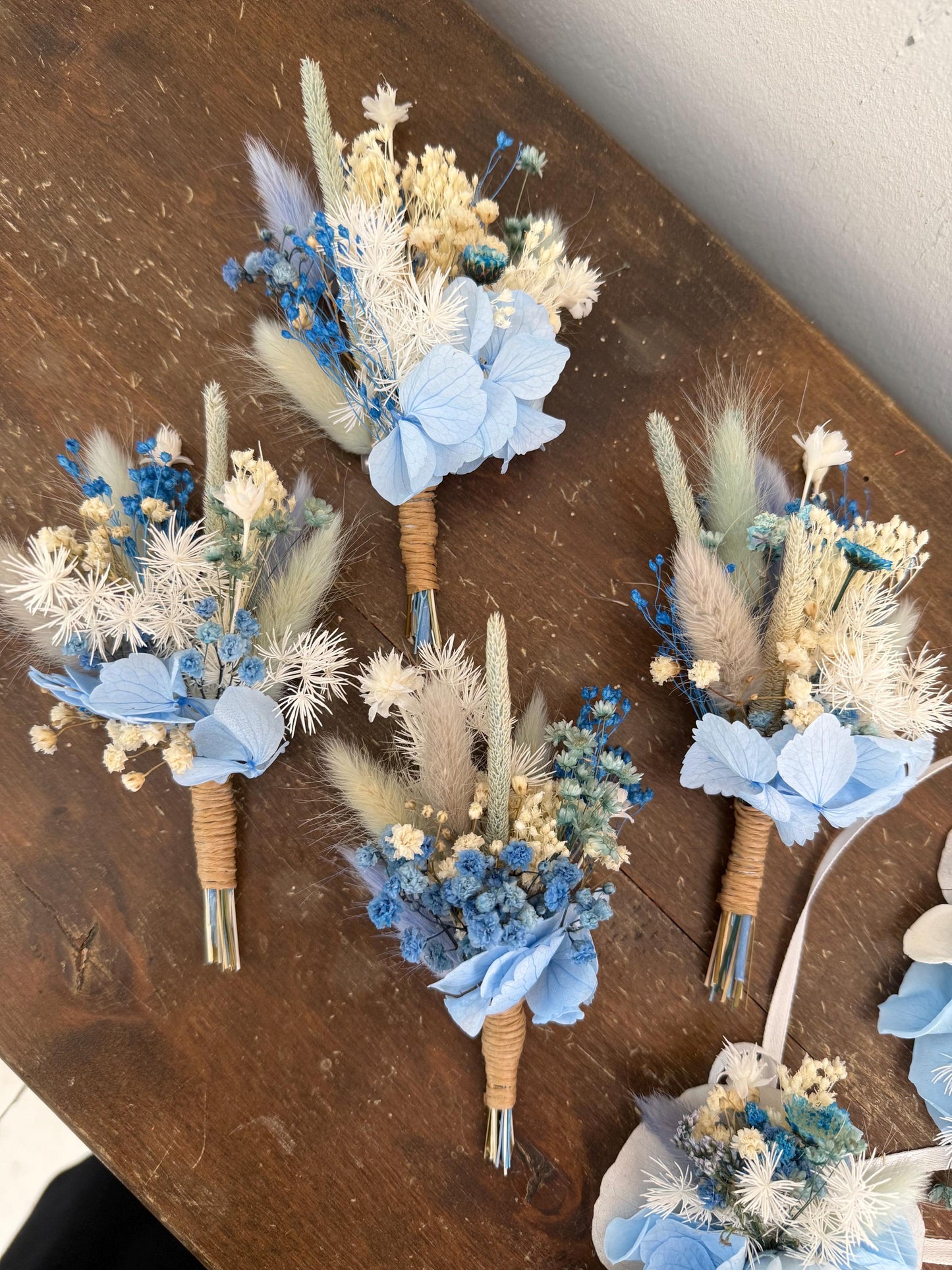 Ice Blue Bridal Bouquet