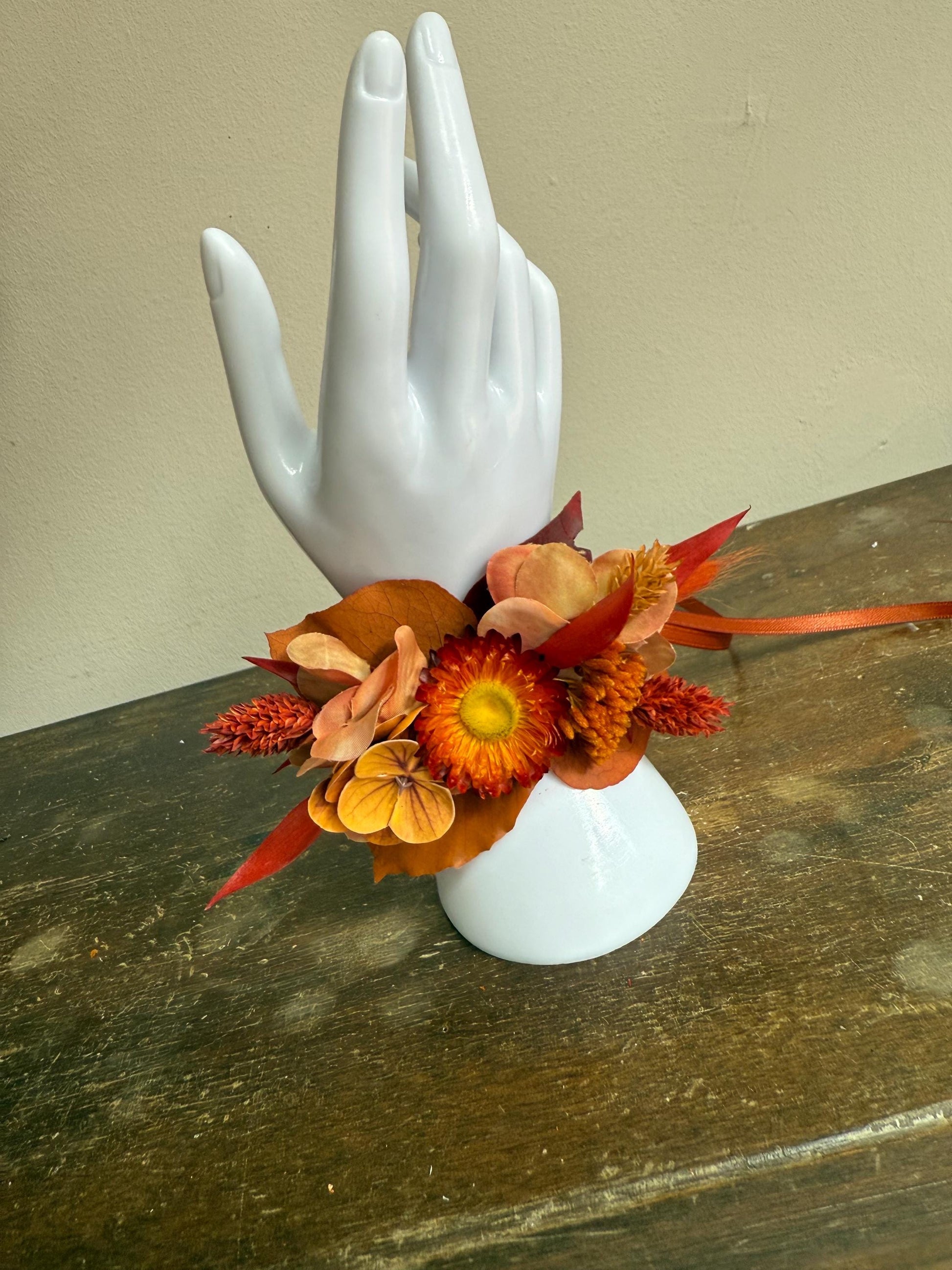 Burnt Orange Wedding Flowers