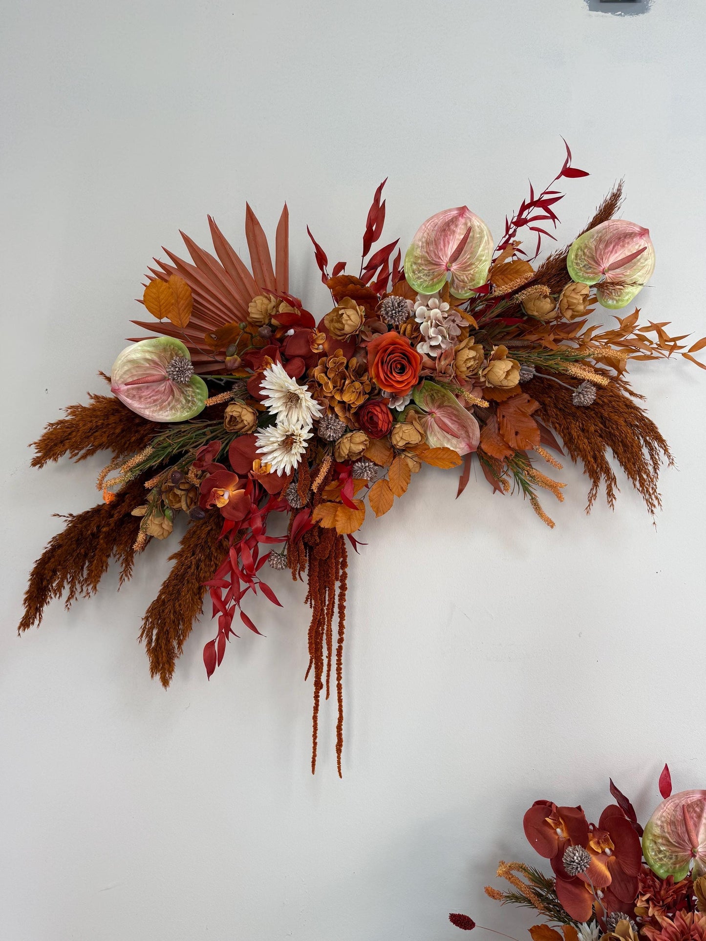 Burnt Orange Wedding Flowers