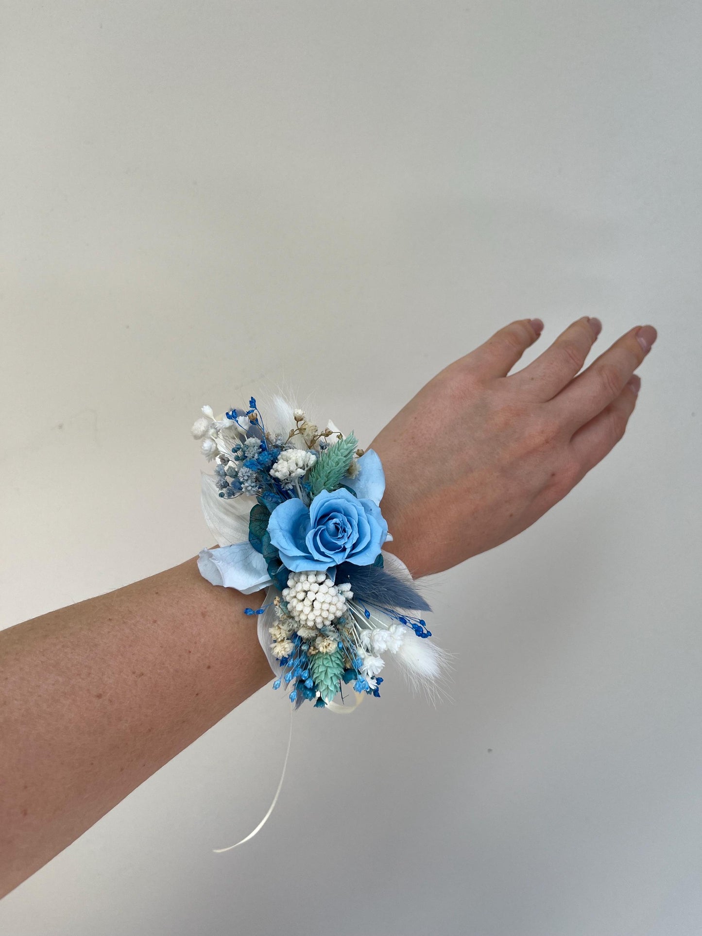 Ice Blue Bridal Bouquet