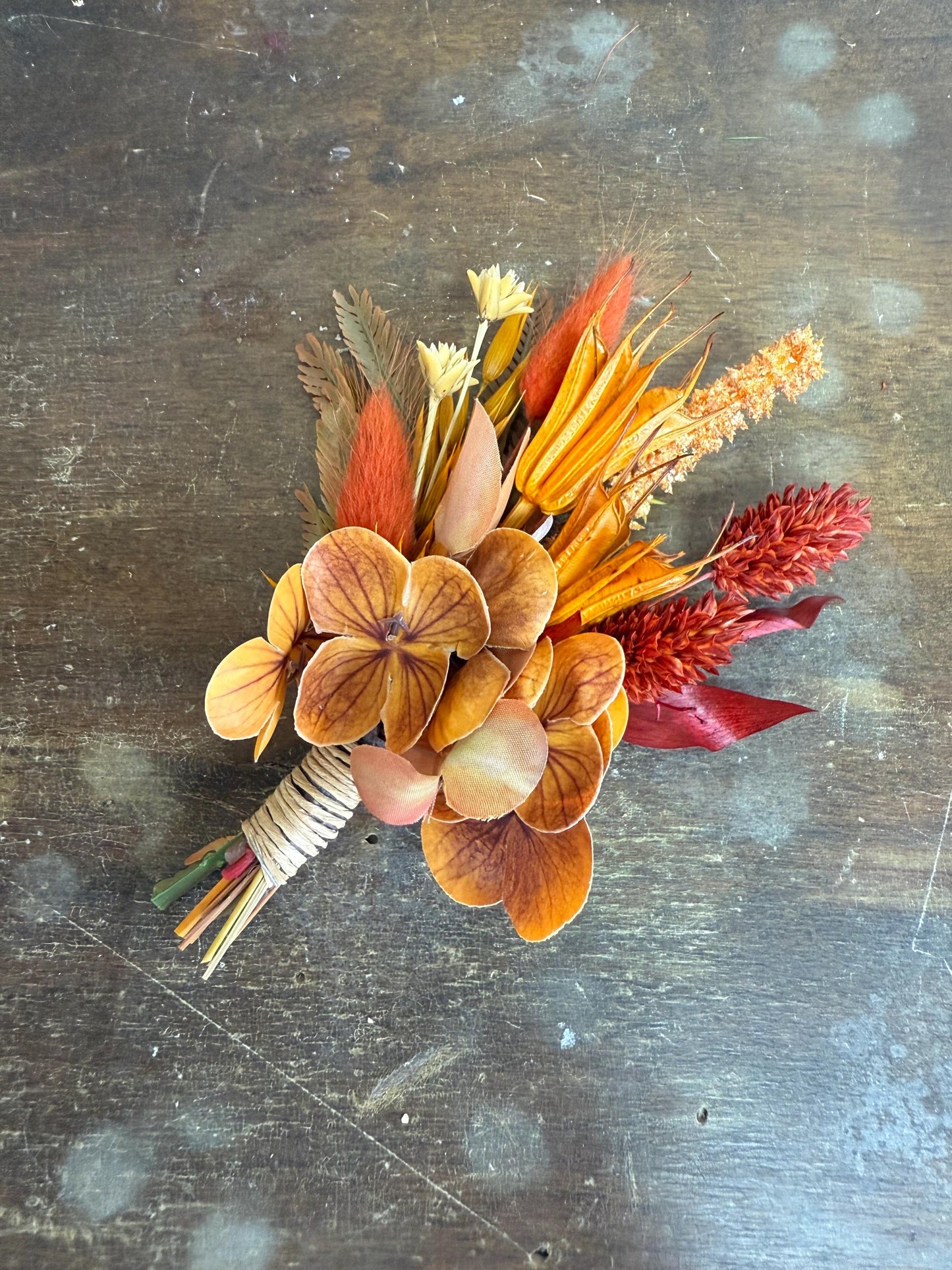 Burnt Orange Wedding Flowers