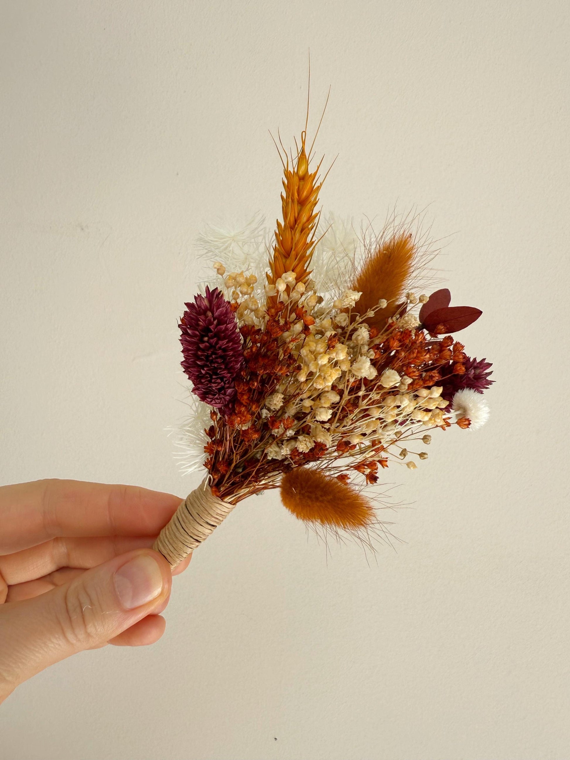 Rust & Mustard Wedding Flowers