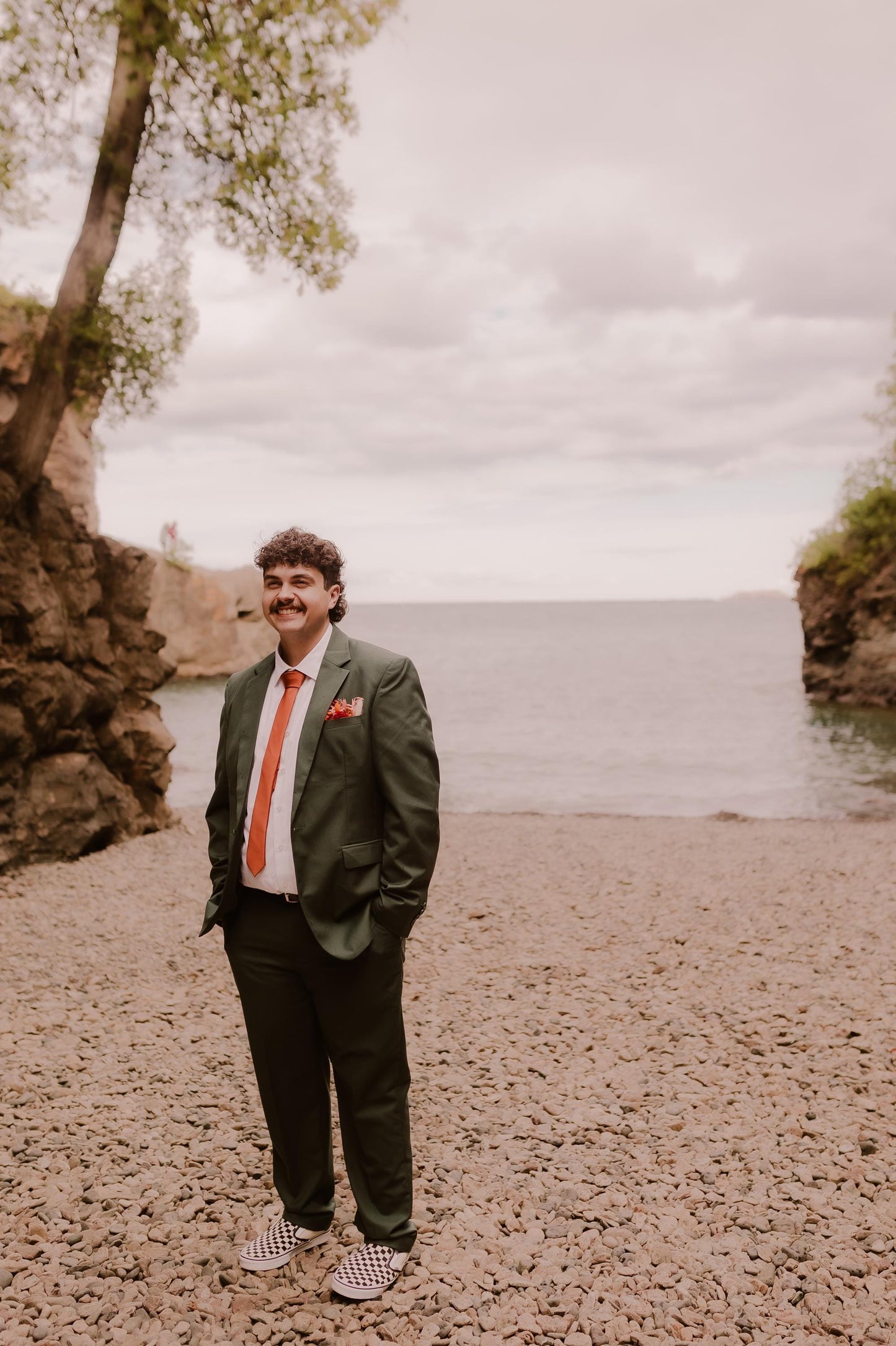 Terracotta & Pink Wedding Flowers