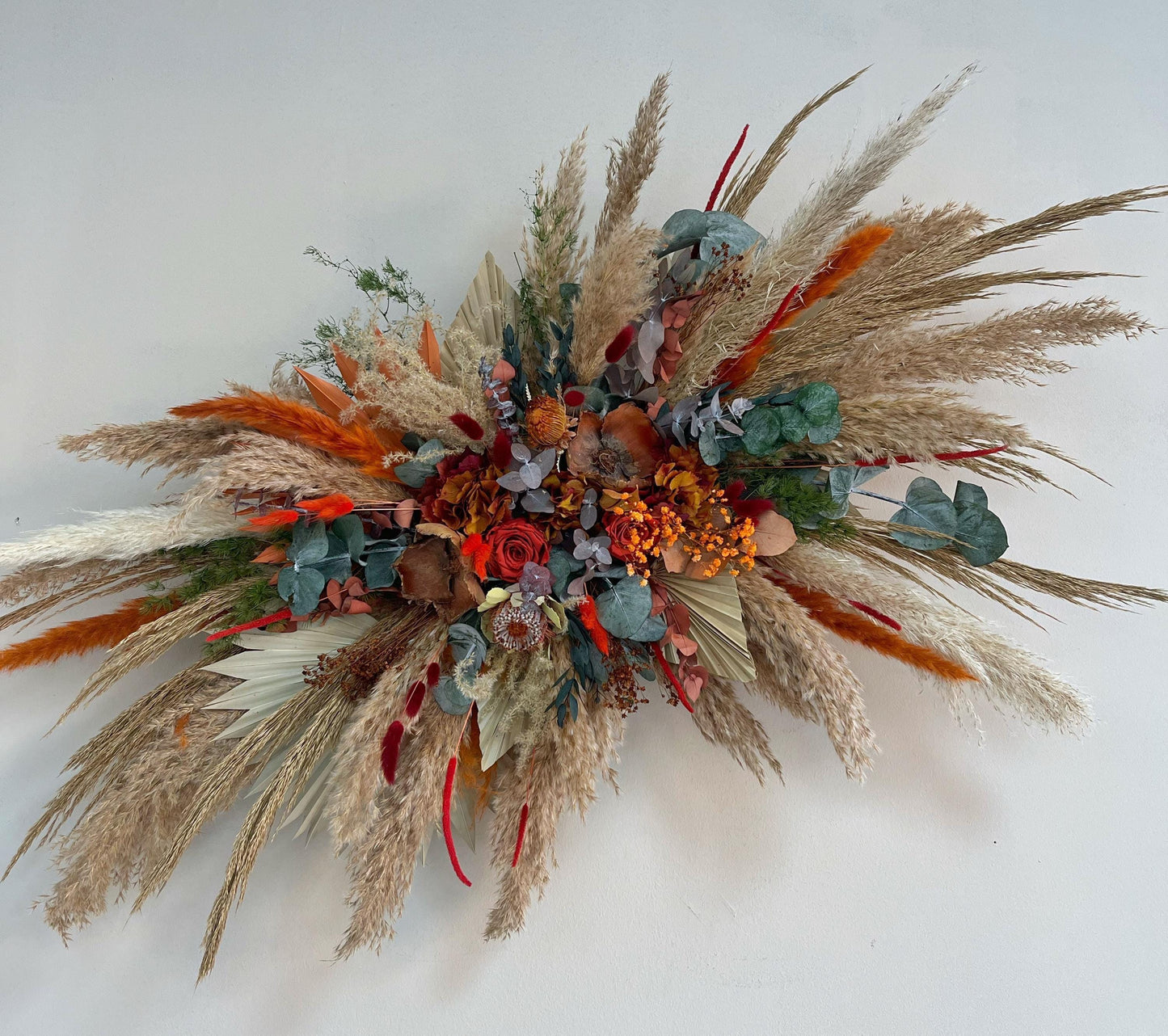 Terracotta Cascading Wedding Bouquet