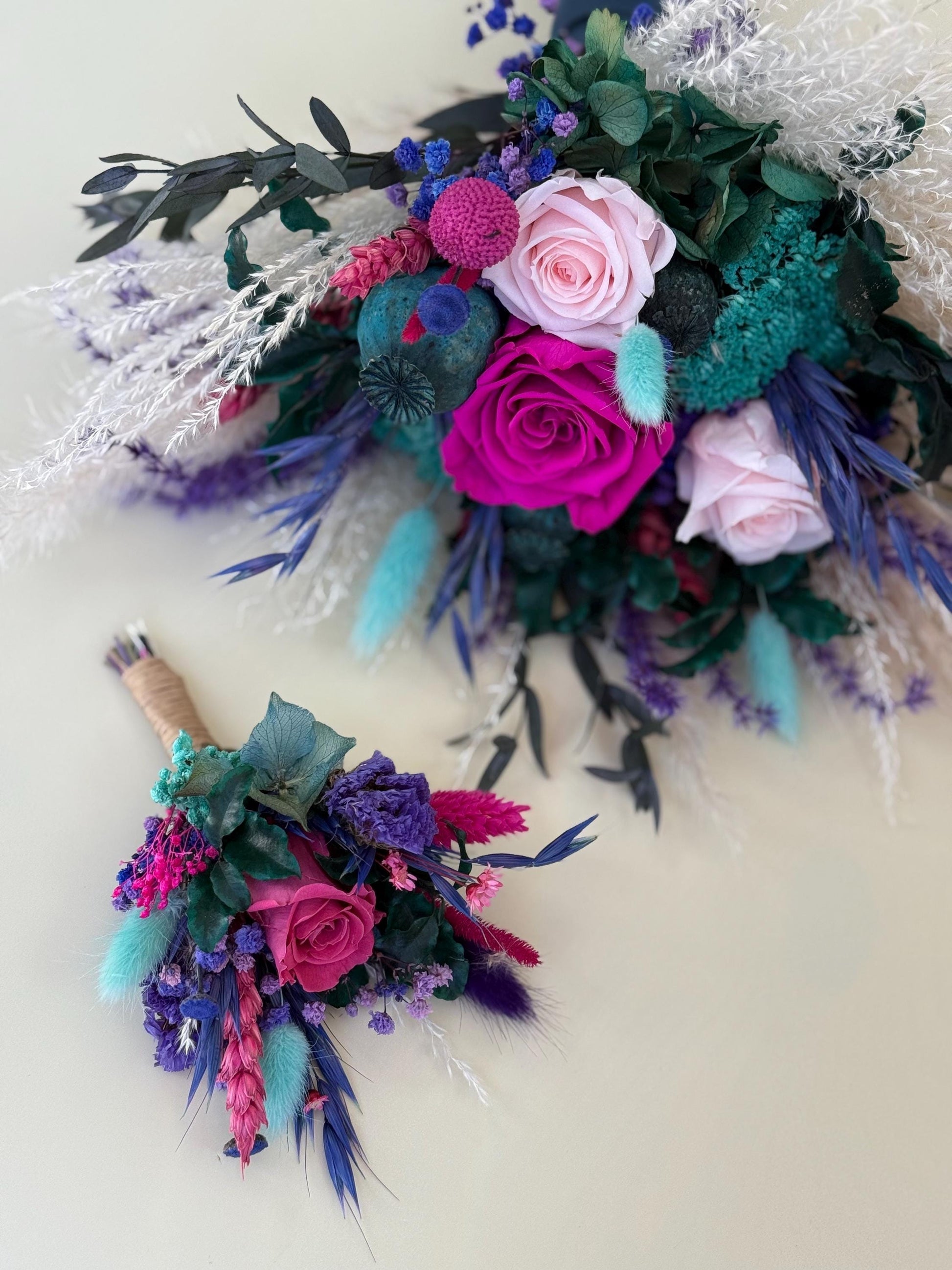 Jewel Coloured Wedding Flowers
