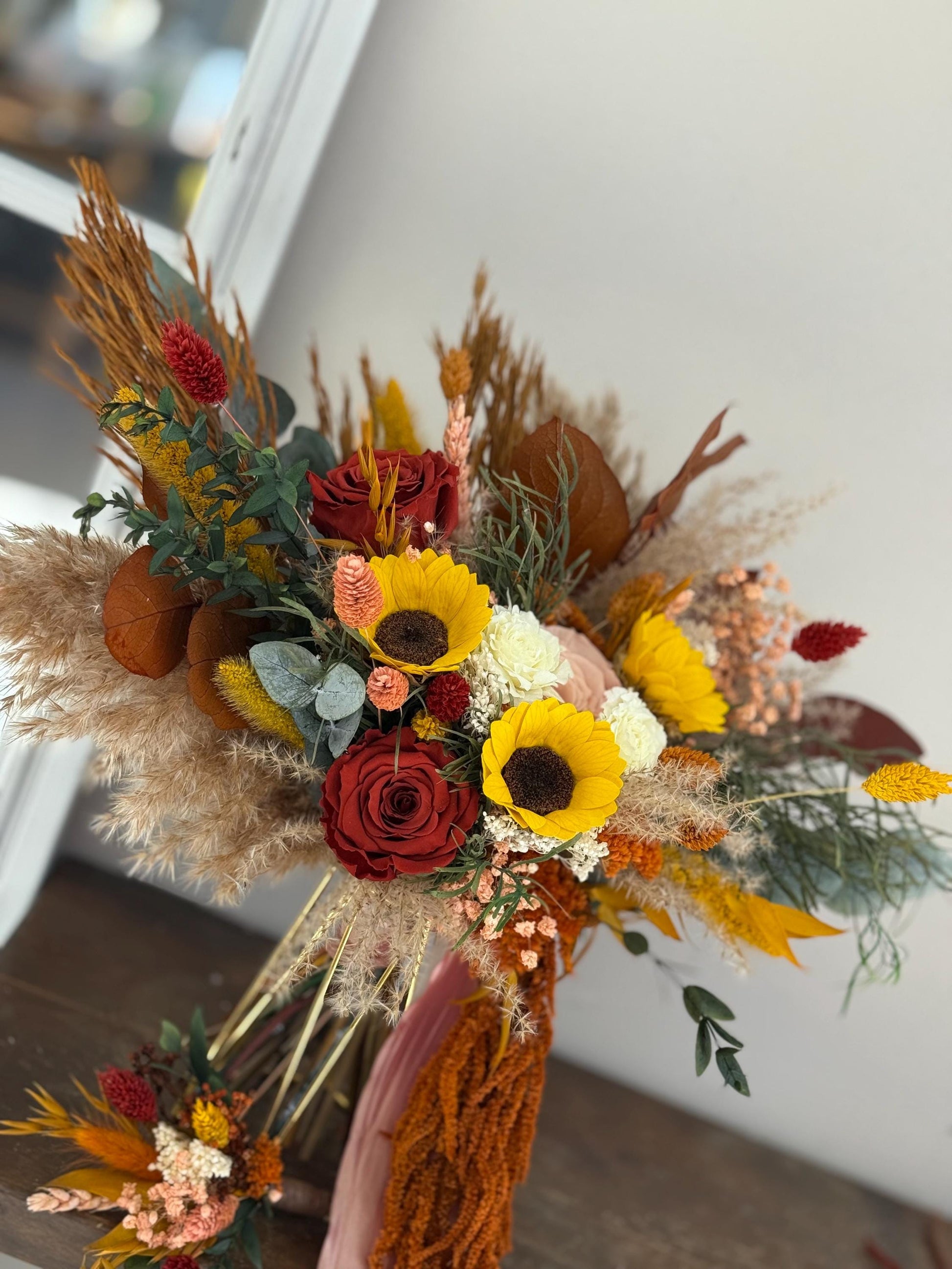 Sunflowers Wedding Bouquet