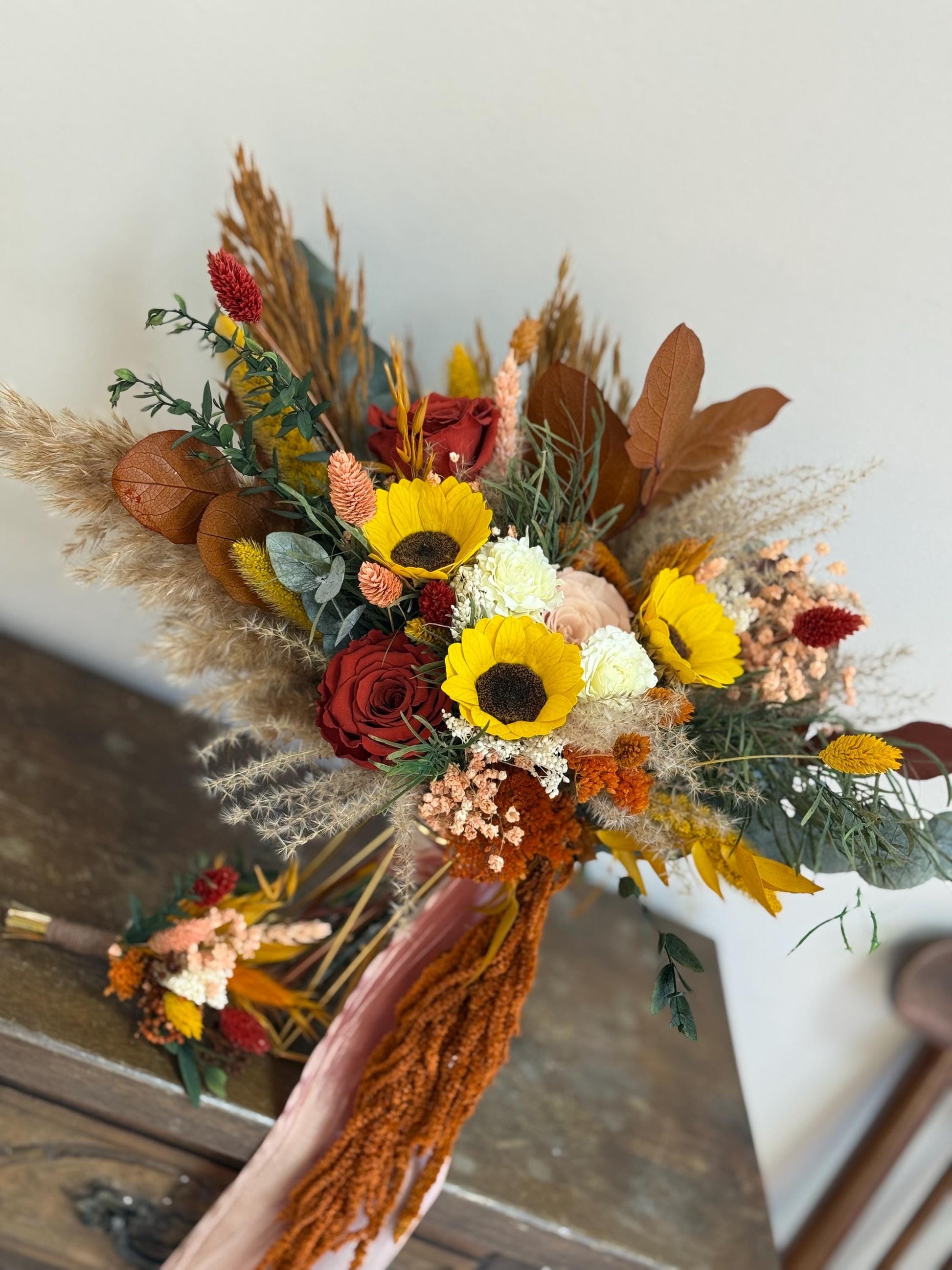 Sunflowers Wedding Bouquet