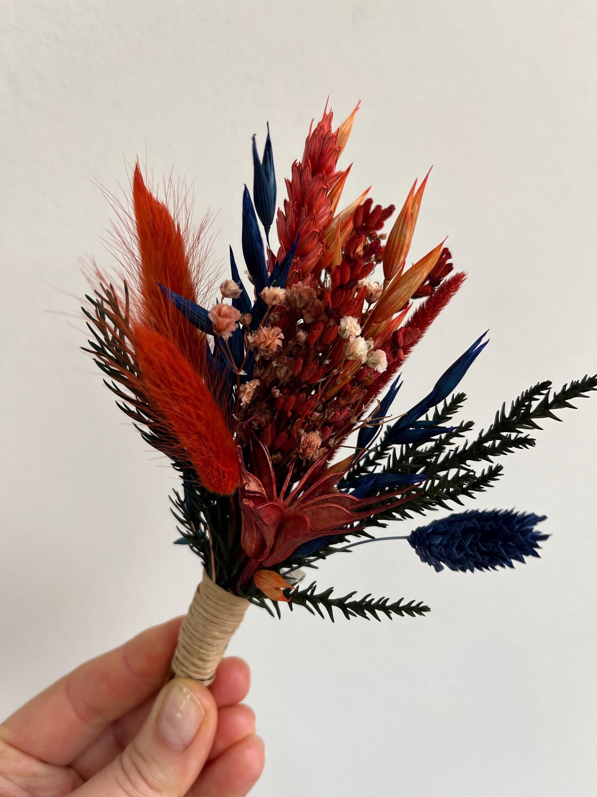 Orange & Emerald Wedding Flowers