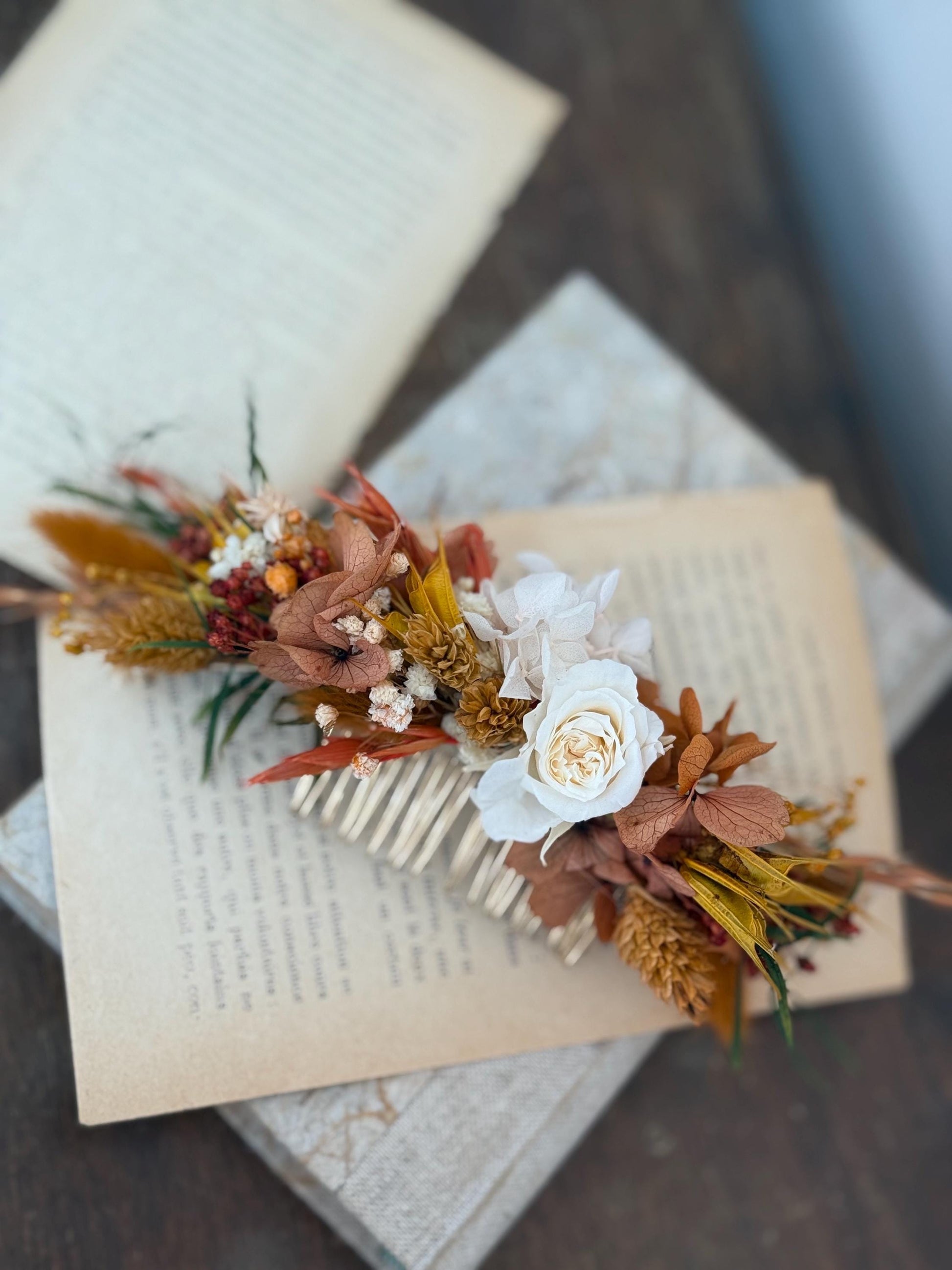 Rust & Mustard Wedding Flowers