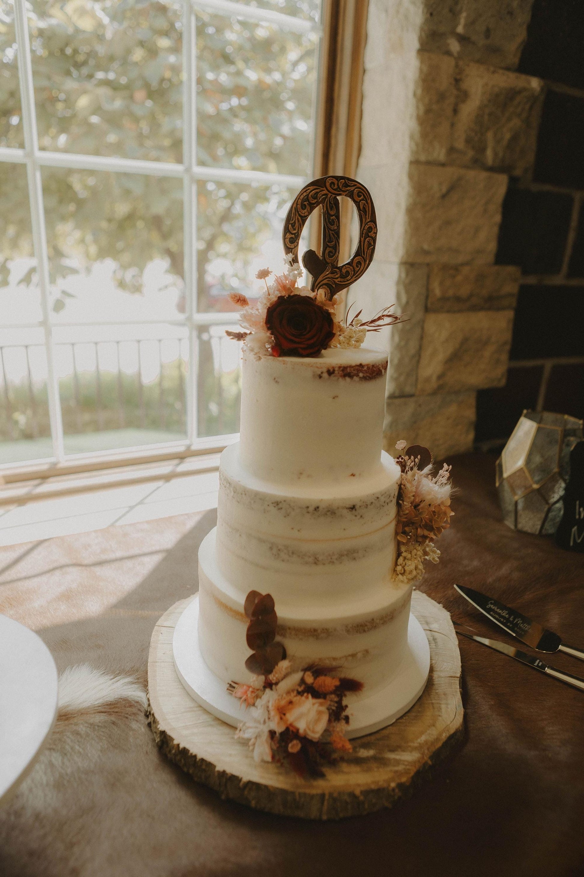 Burgundy & Blush Pink Wedding Flowers