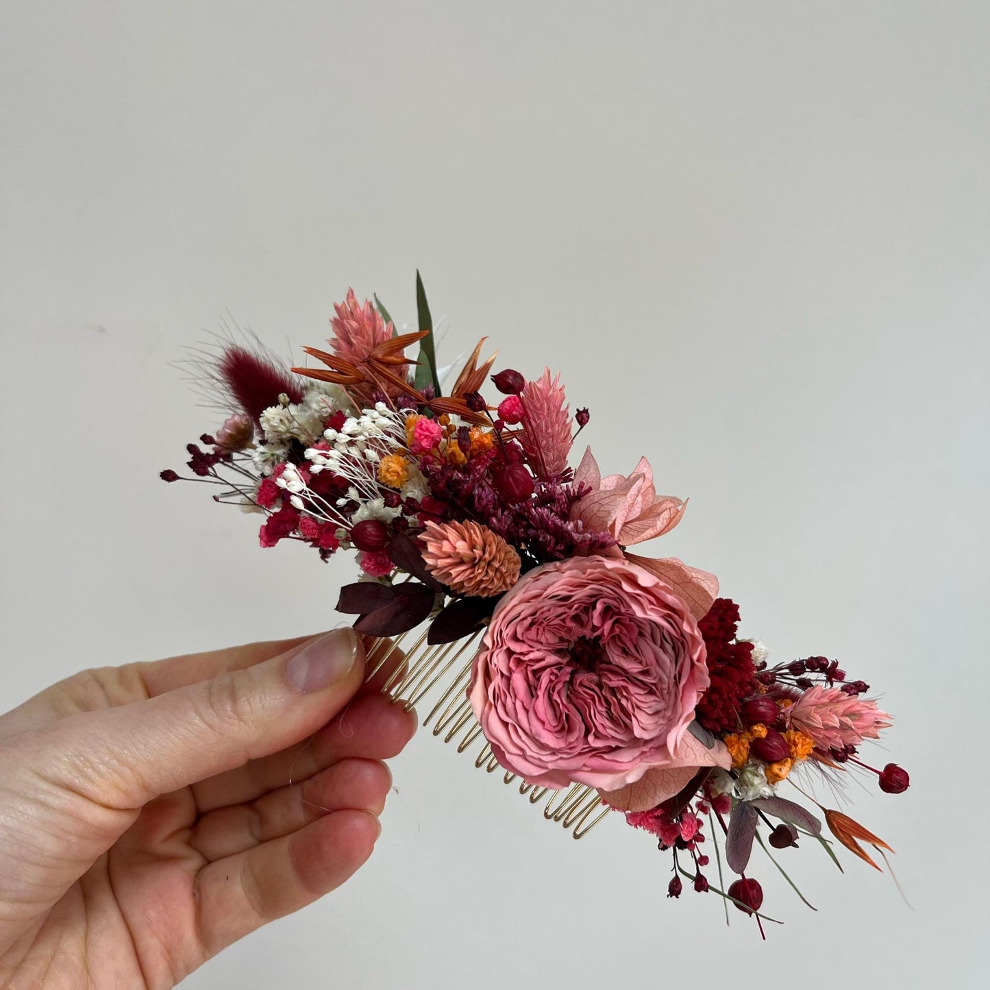 Burgundy & Blush Pink Wedding Flowers