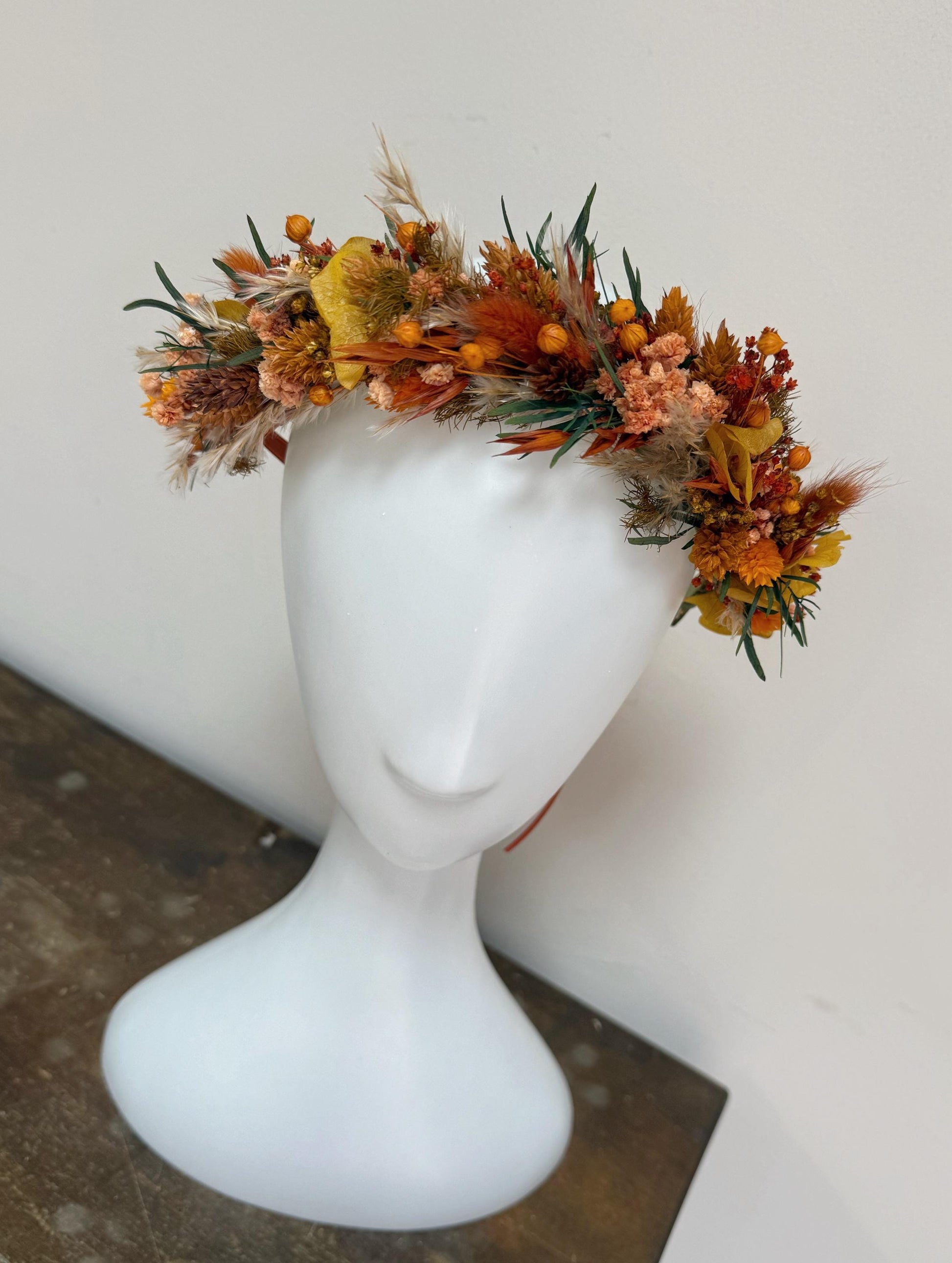 Terracotta Cascading Wedding Bouquet