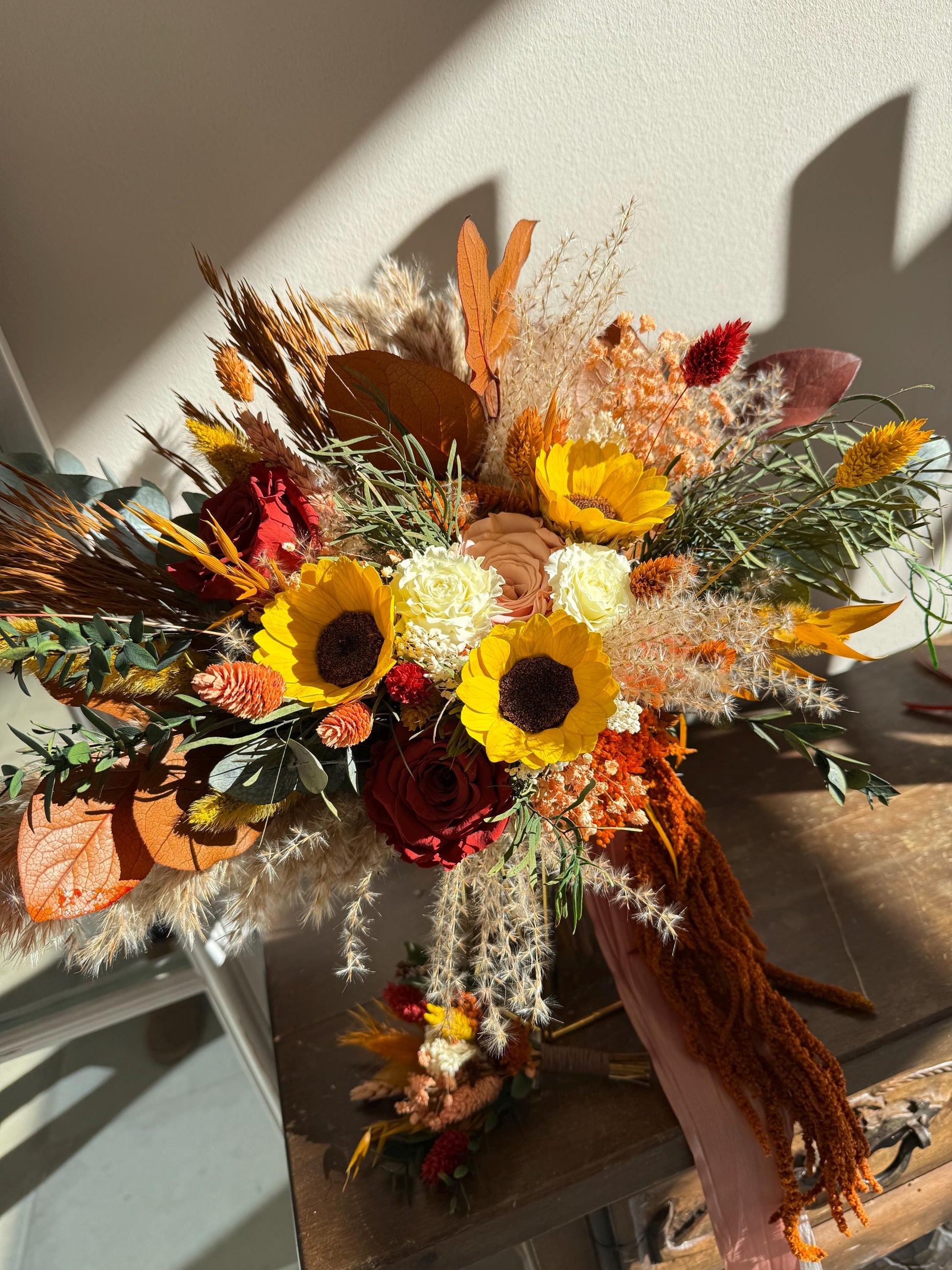 Sunflowers Wedding Bouquet