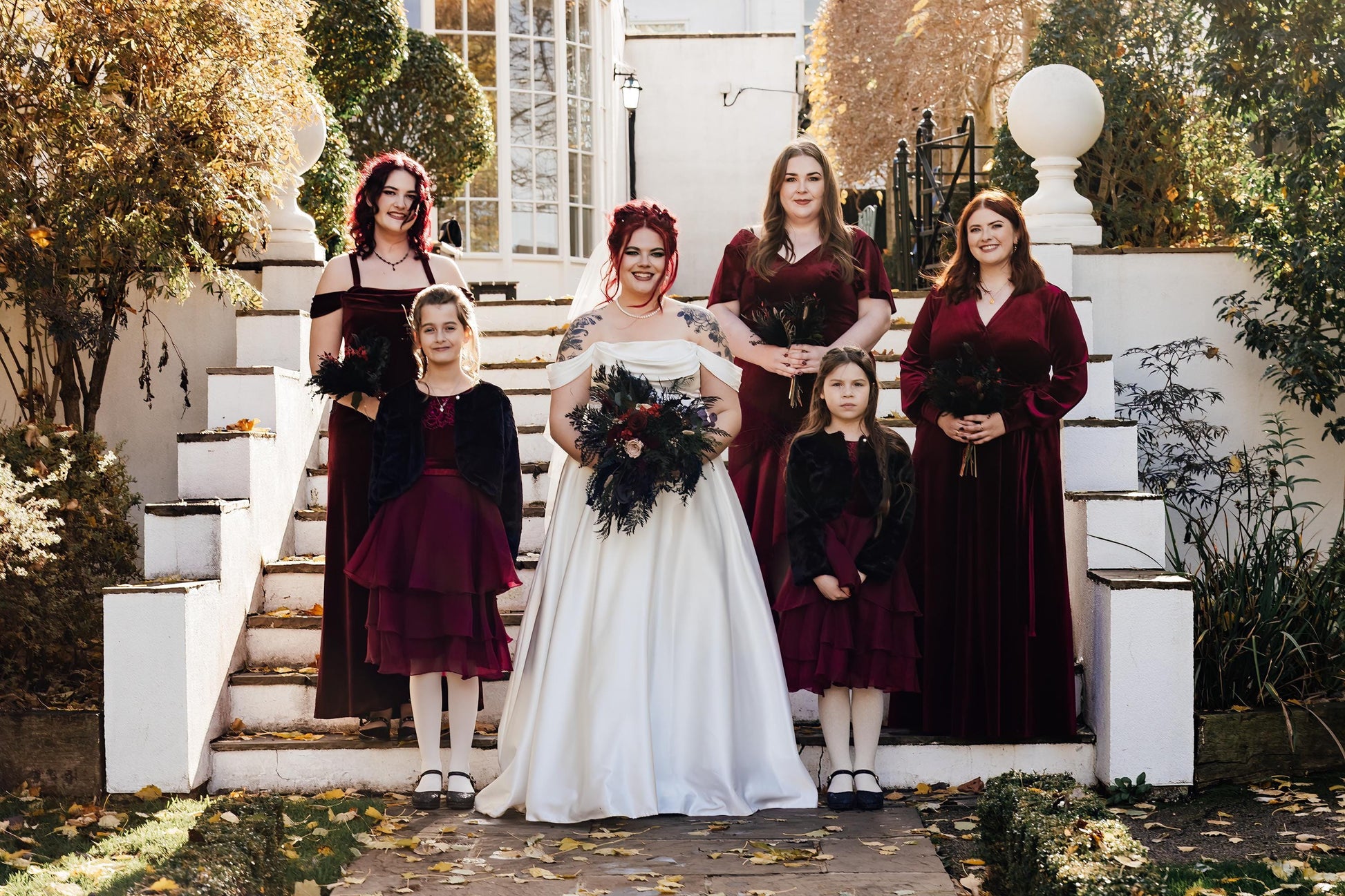 Cascade Wedding Bouquet Boho Black Bridal Bouquet Goth Wedding Cascading Bouquet Burgundy Black Bouquet Gothic Wedding Gothic Bride Flowers