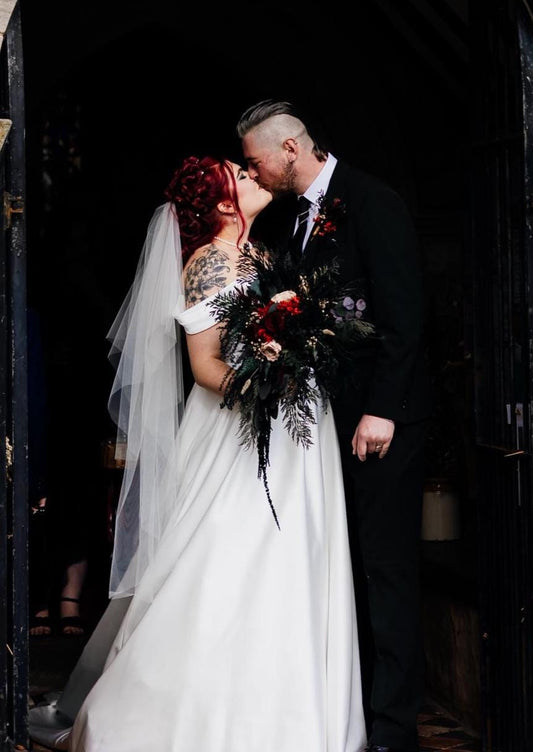 Cascade Goth Wedding Bouquet