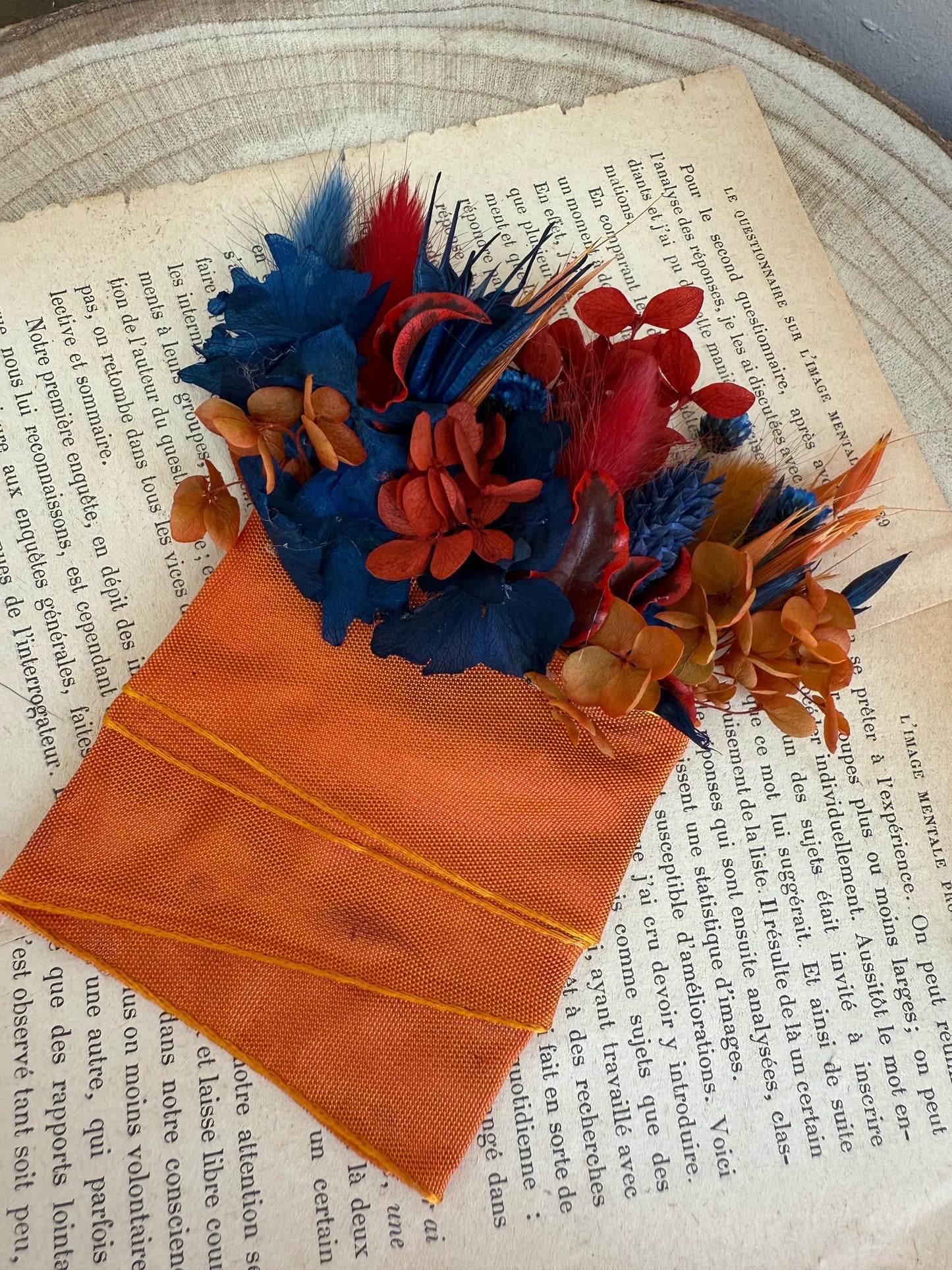 Navy & Red Wedding Flowers