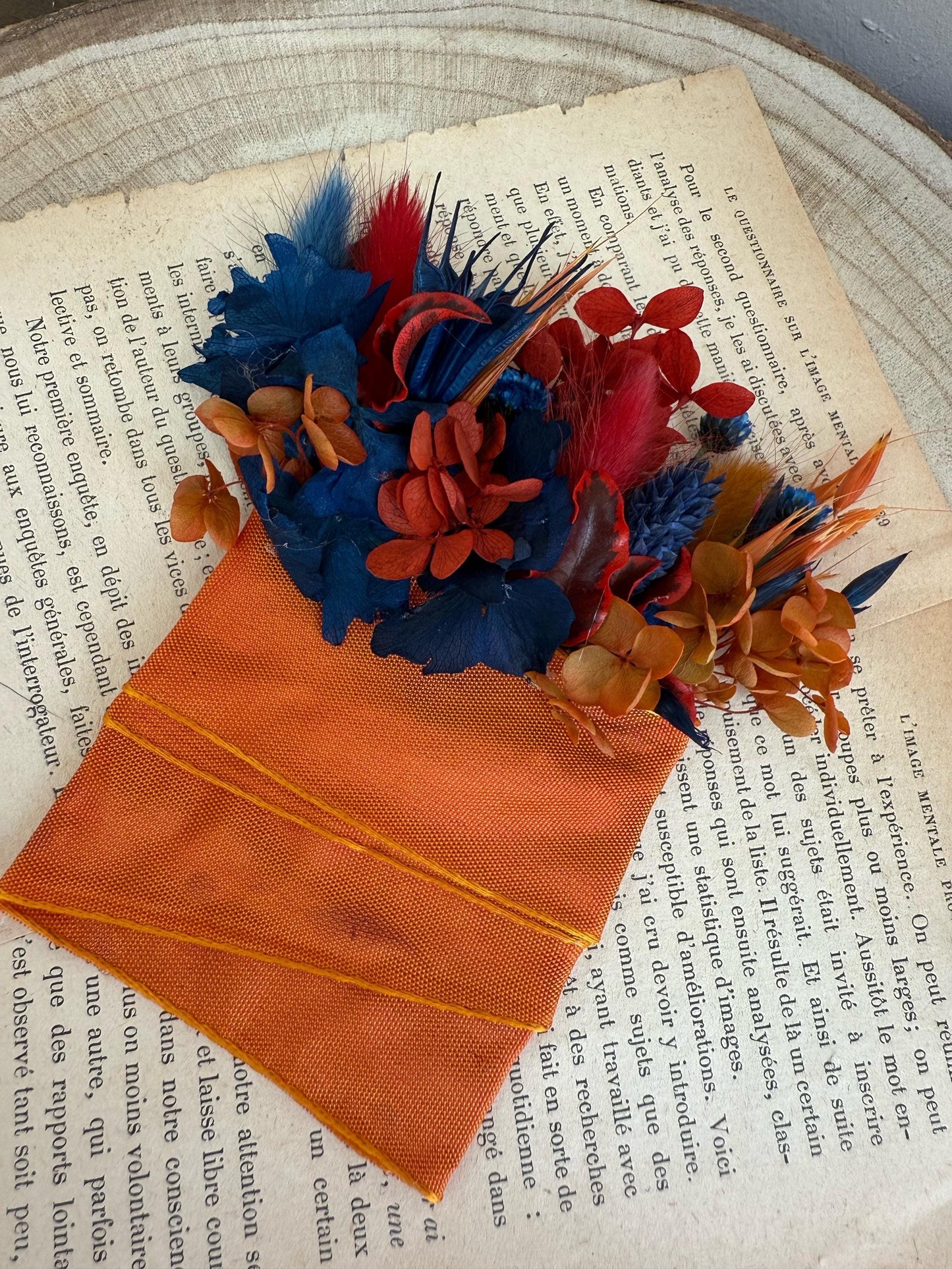 Navy & Red Wedding Flowers