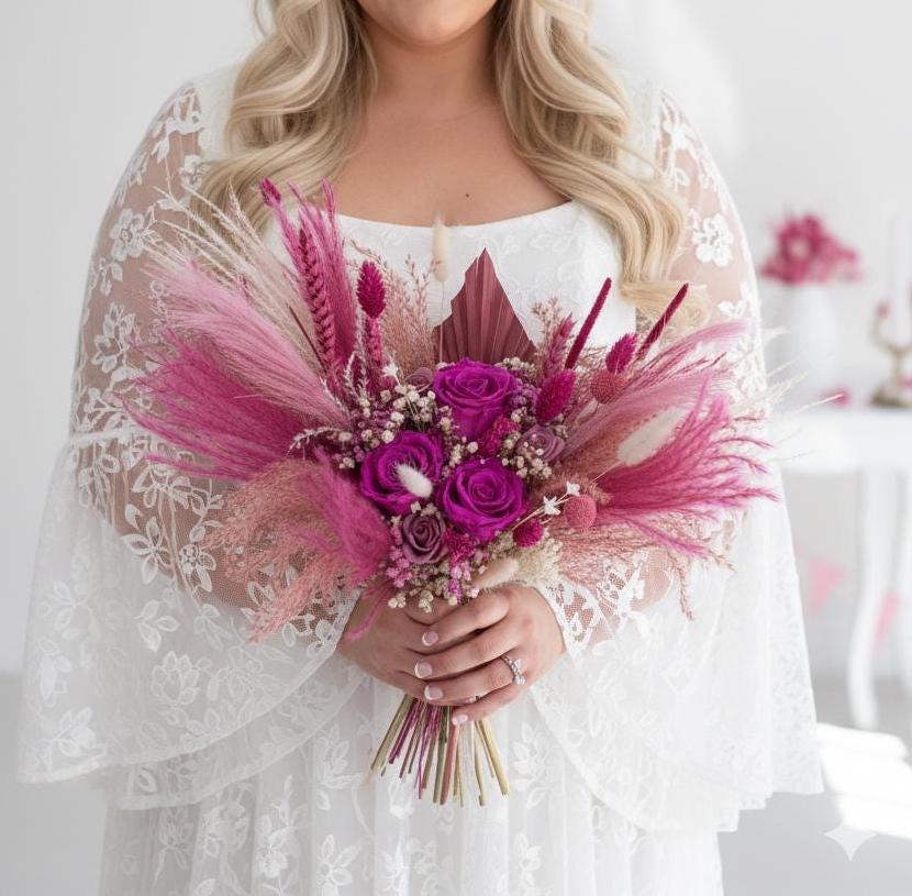 Hot Pink Wedding Flowers