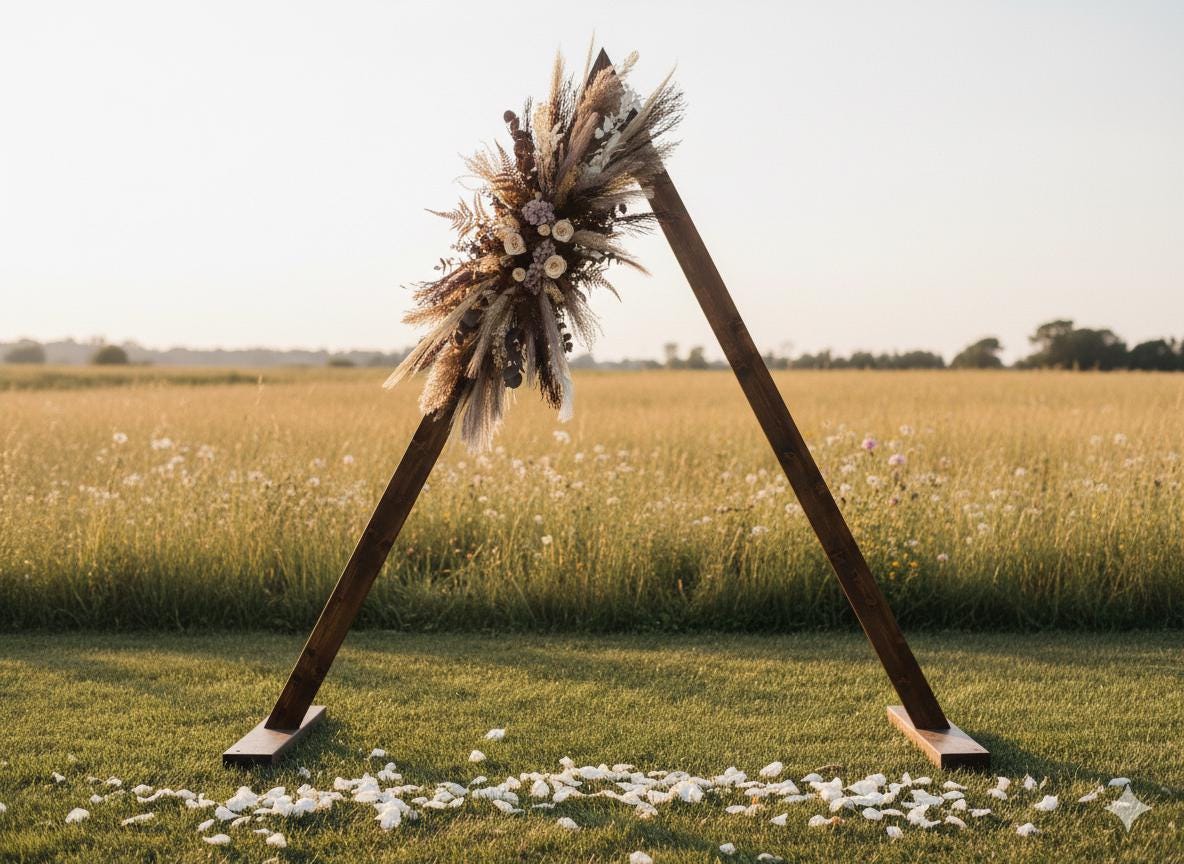 Beige & Maroon Bouquet