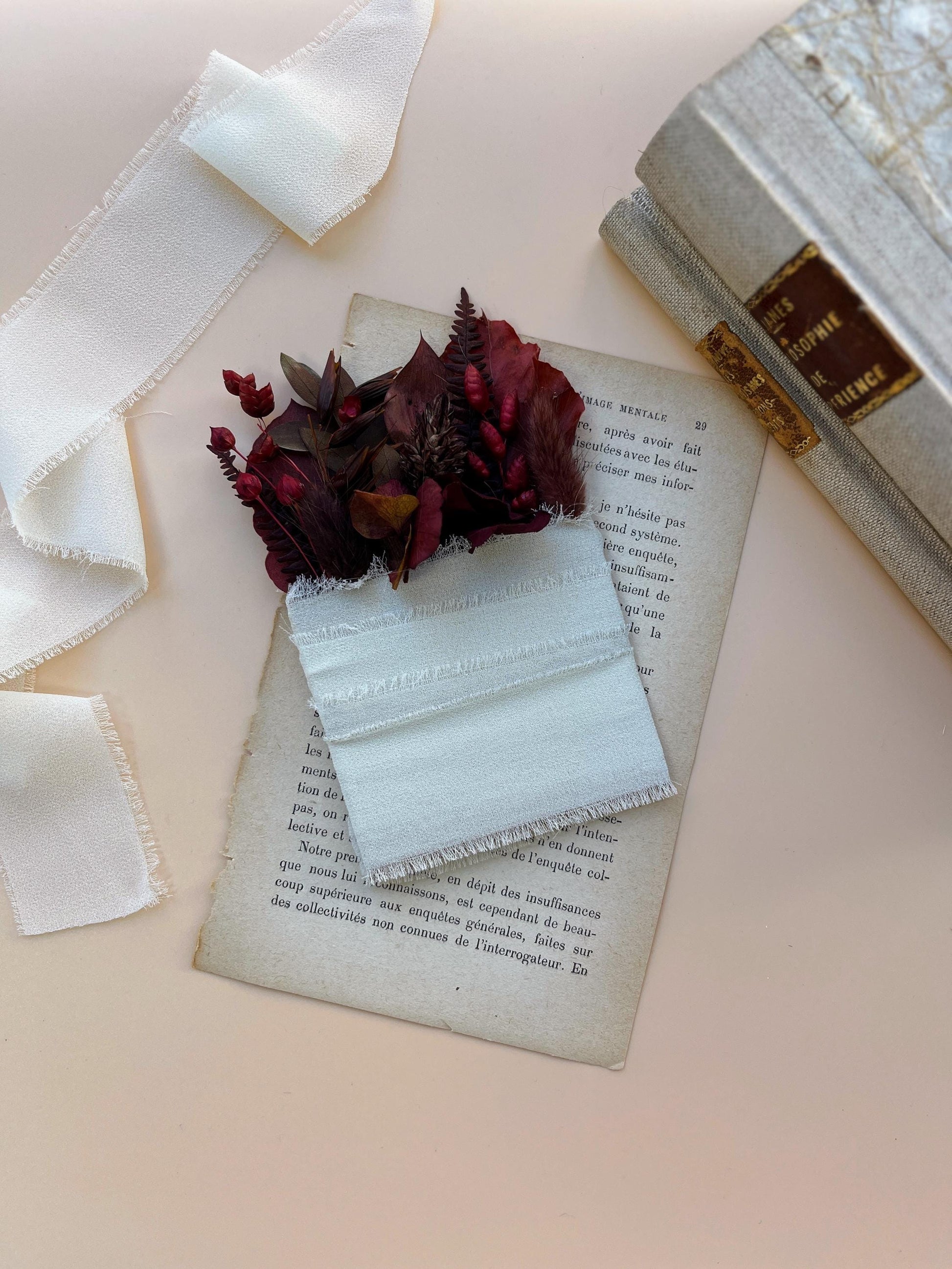 Deep Red Wedding Flowers