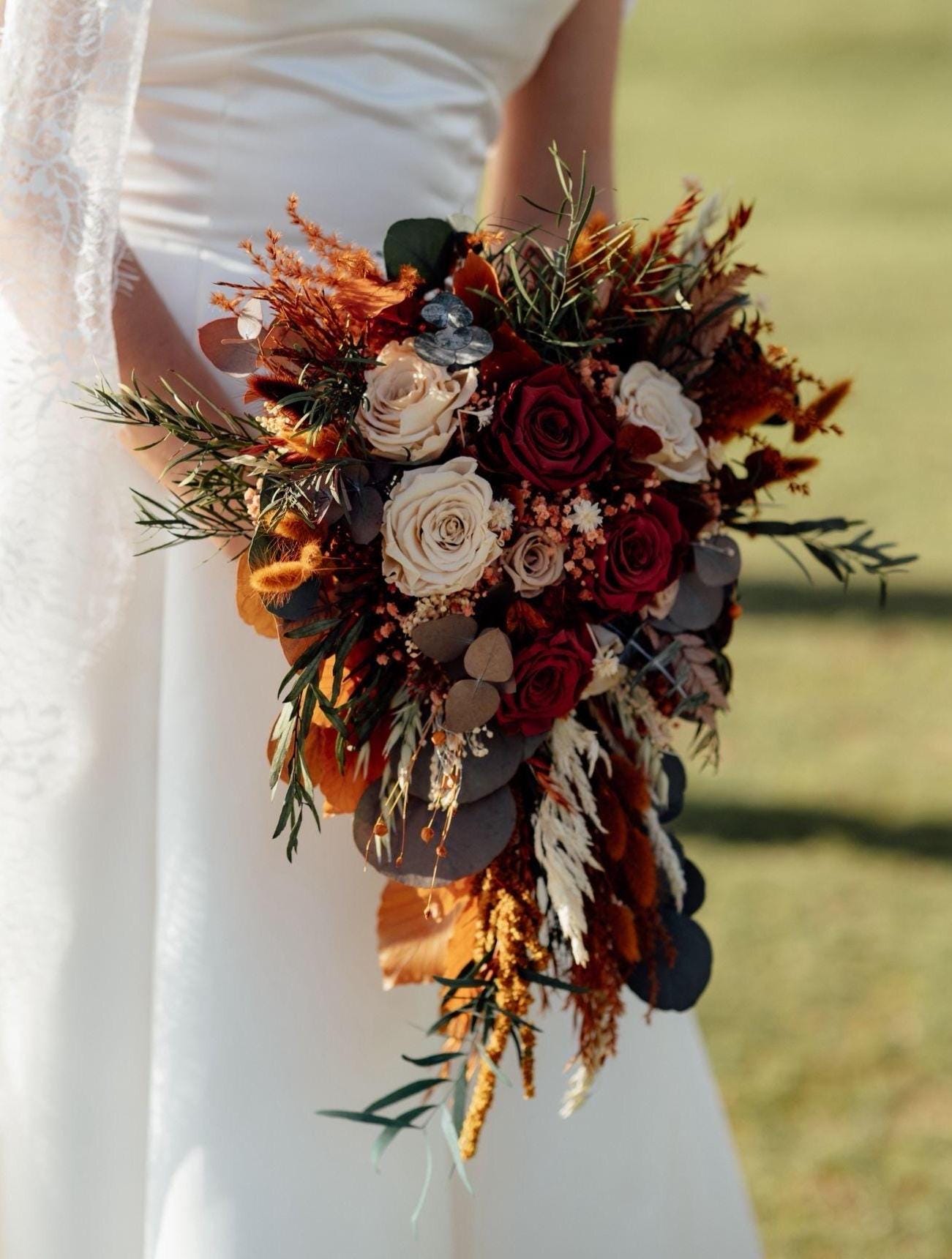 Earthy Tones Wedding Flowers