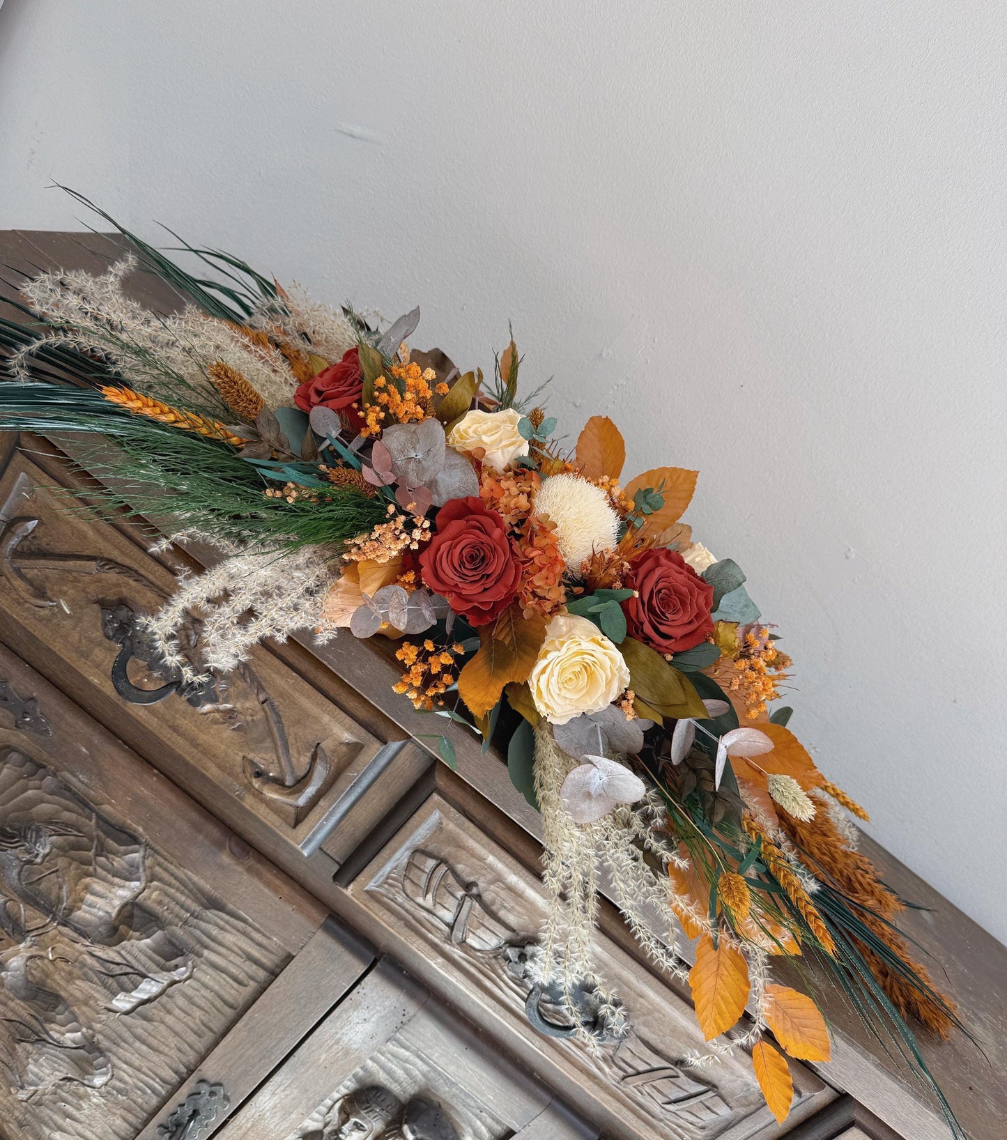 Cascade Rust Wedding Bouquet